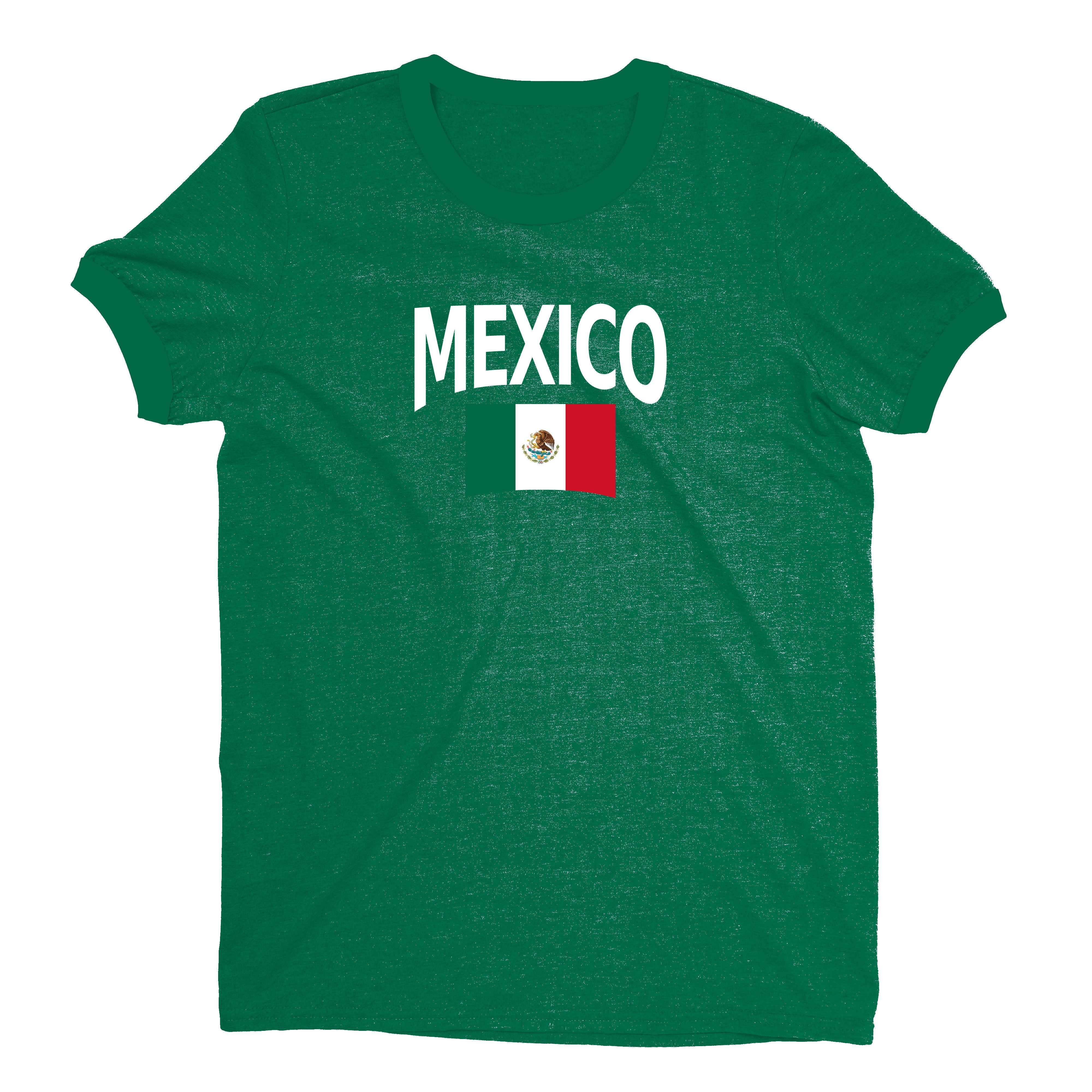 Mexico World Cup Plain Tee Unisex T-Shirt -- NYC Factory - Green