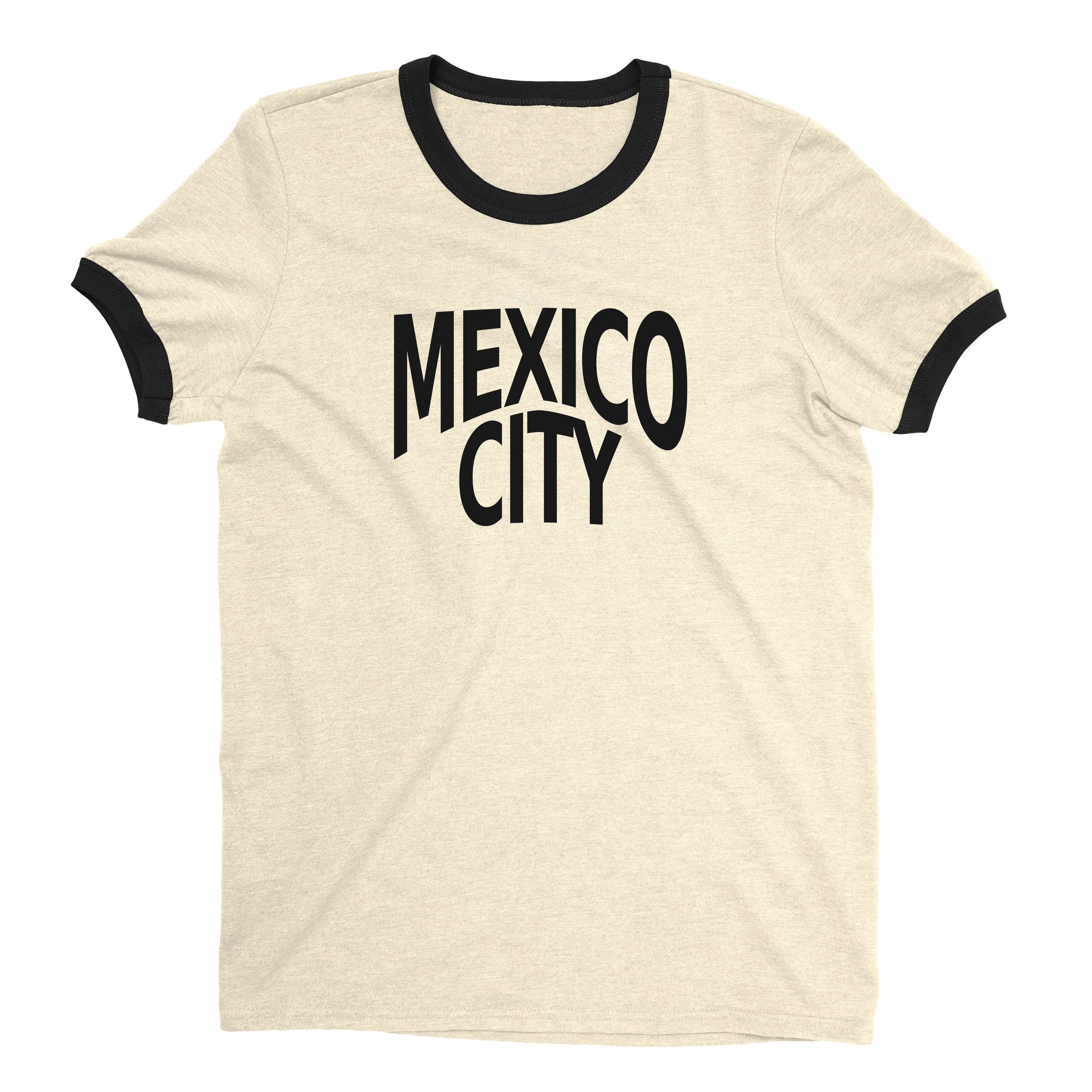 Mexico City Ringer Tee — Natural