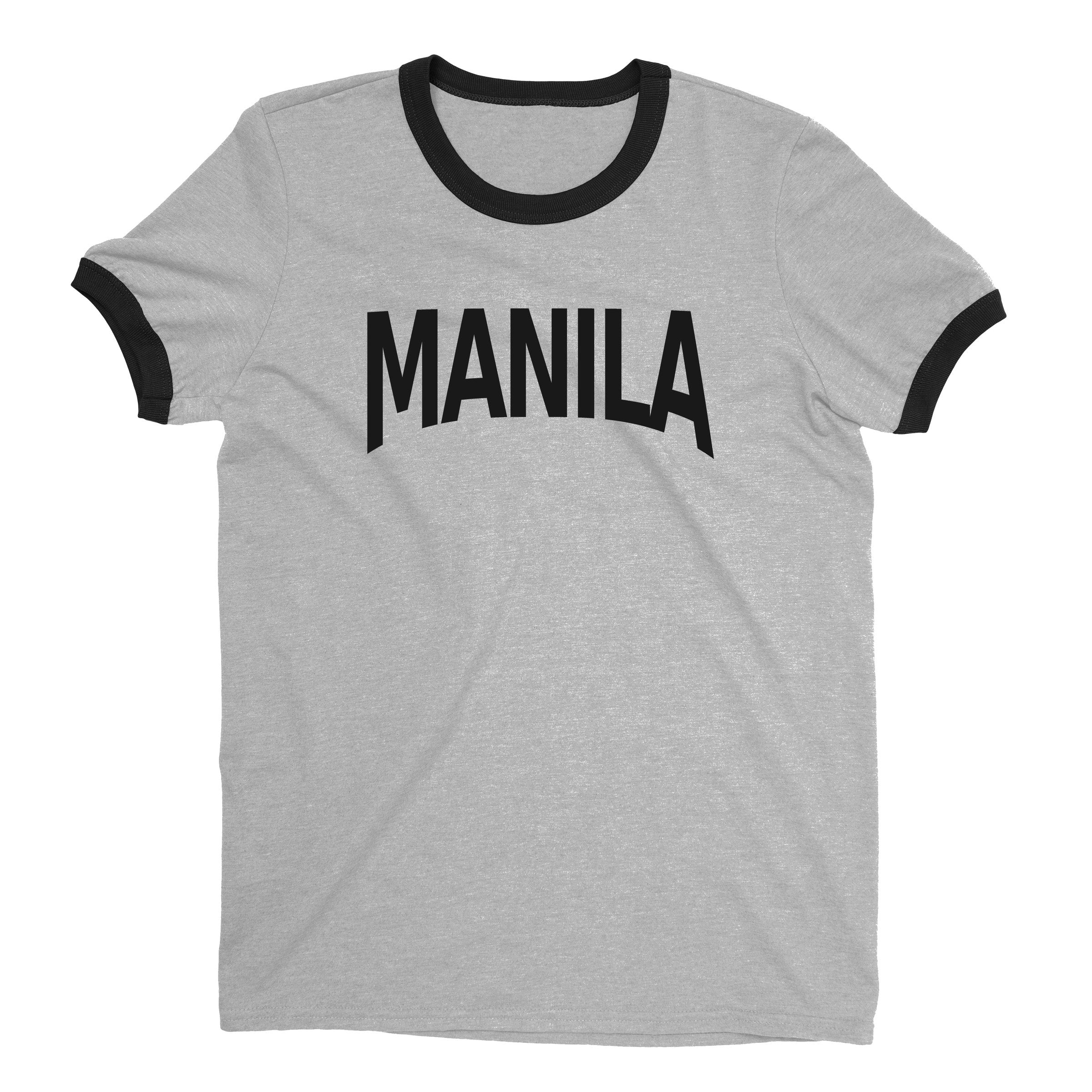 Manila Ringer Tee — Heather Gray