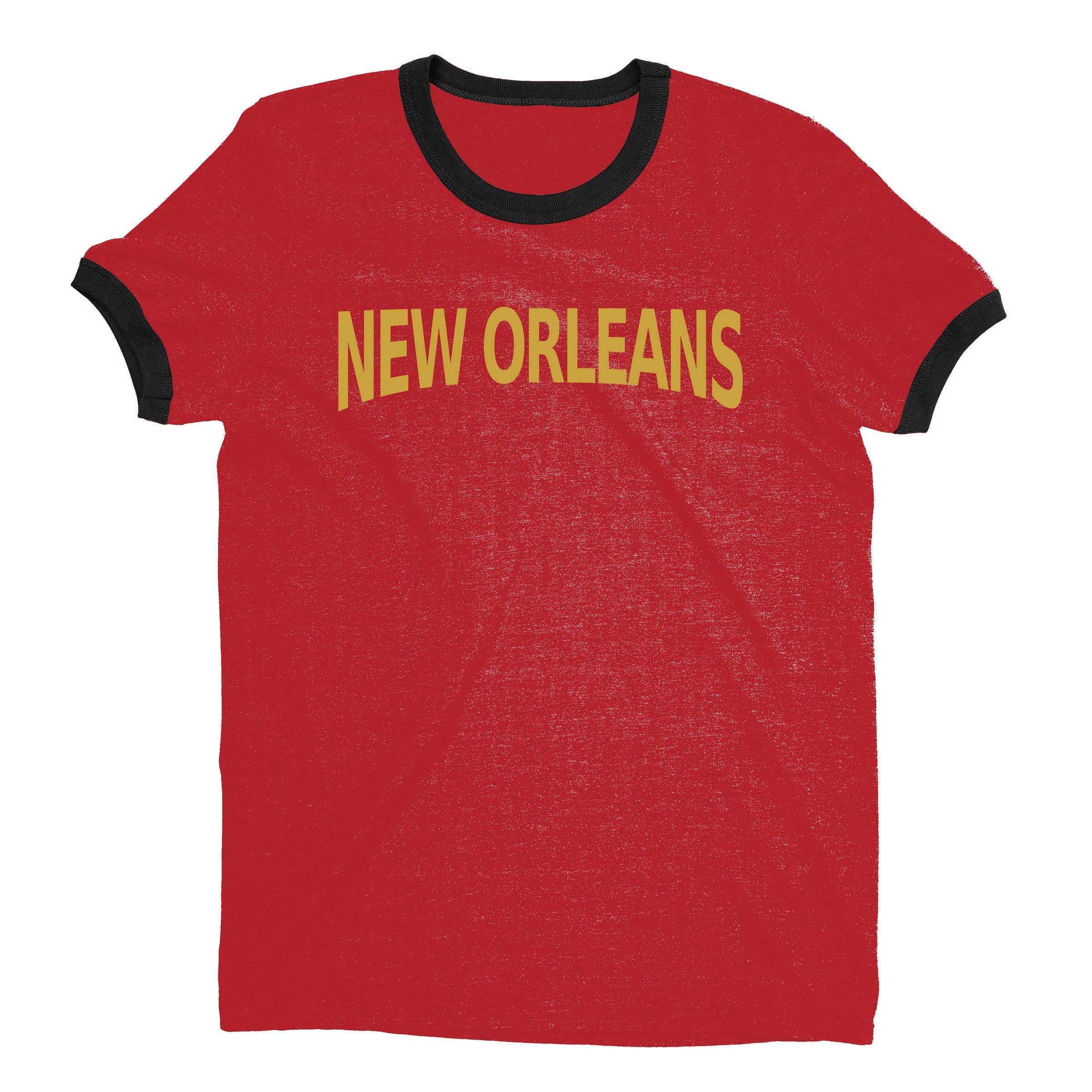 New Orleans Ringer Tee — Red