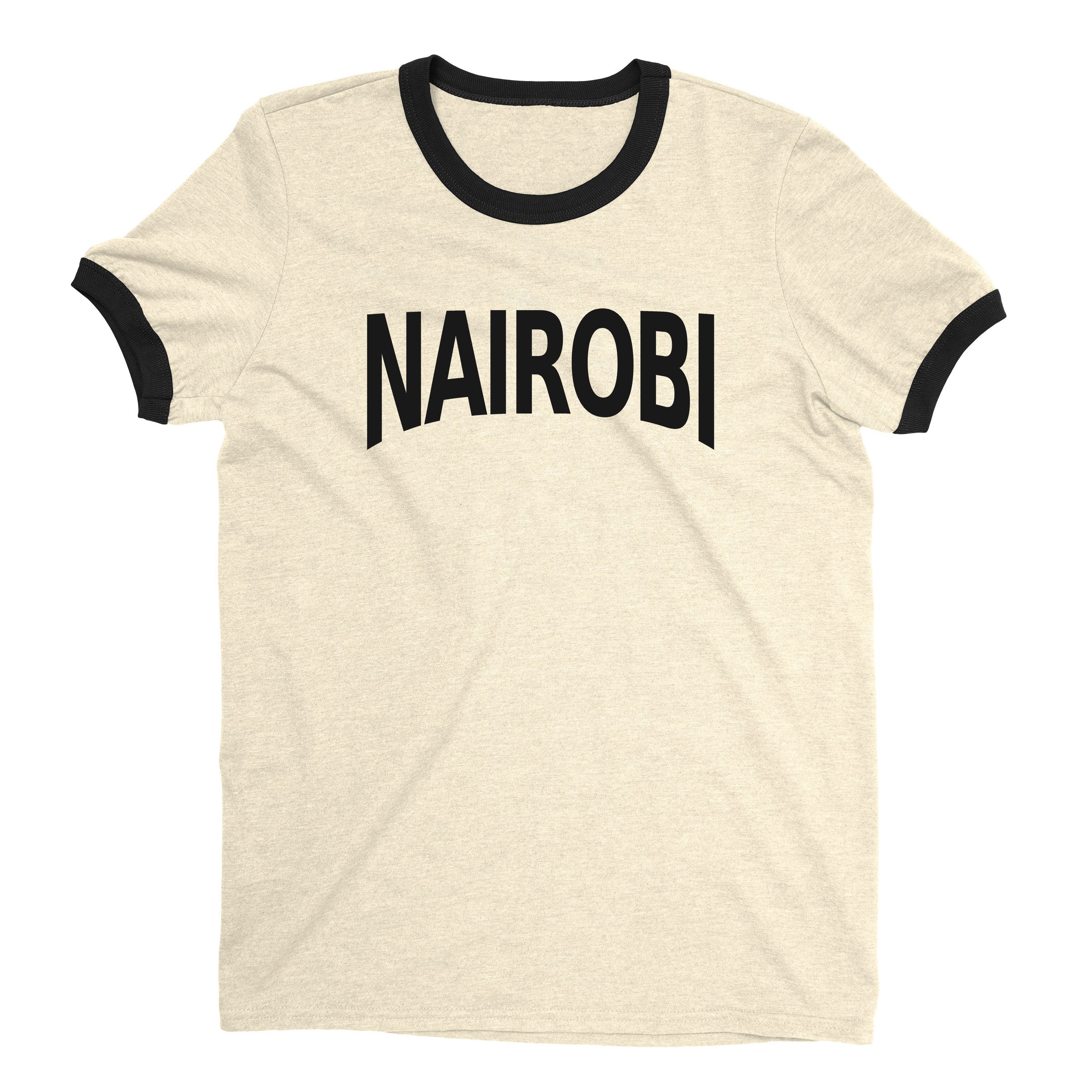 Nairobi Ringer Tee — Natural