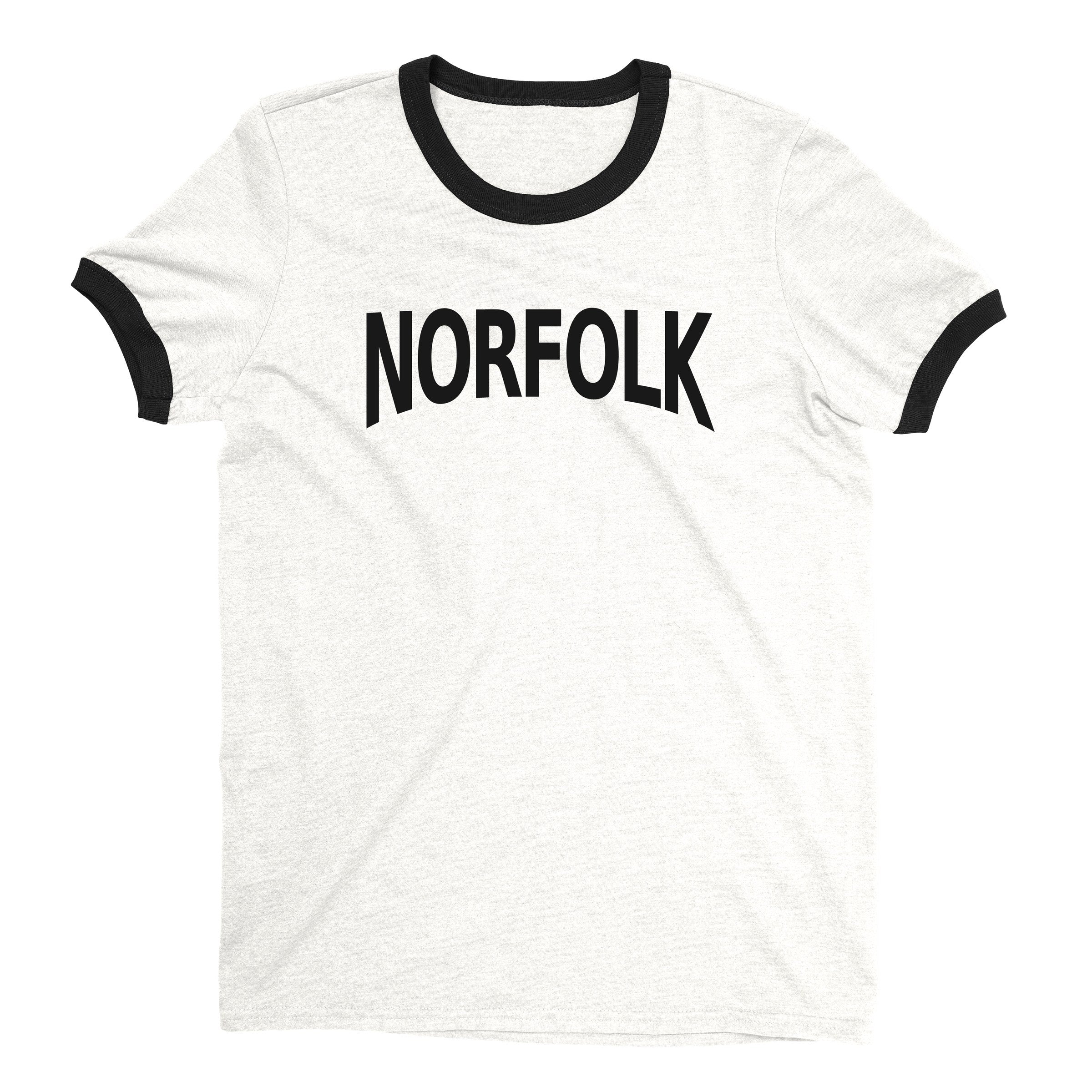Norfolk Ringer Tee — White