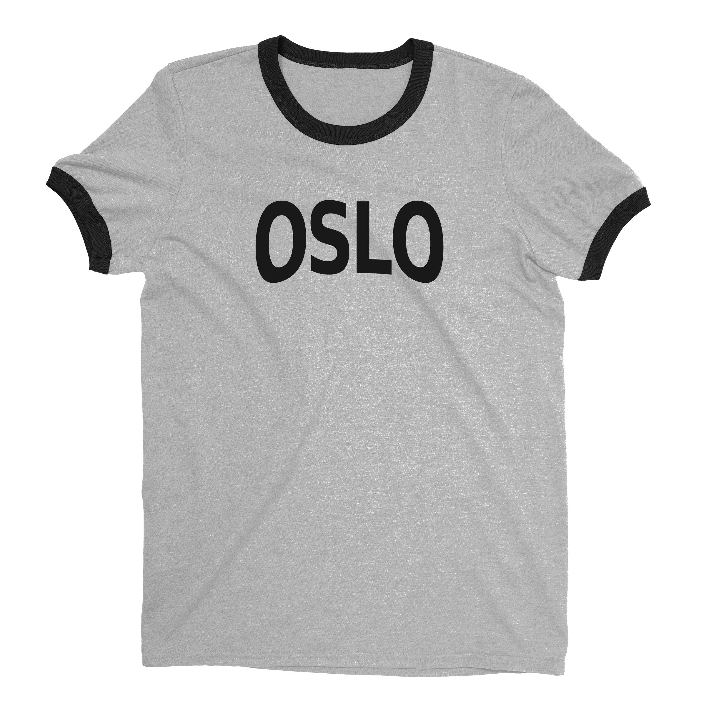 Oslo Ringer Tee — Heather Gray
