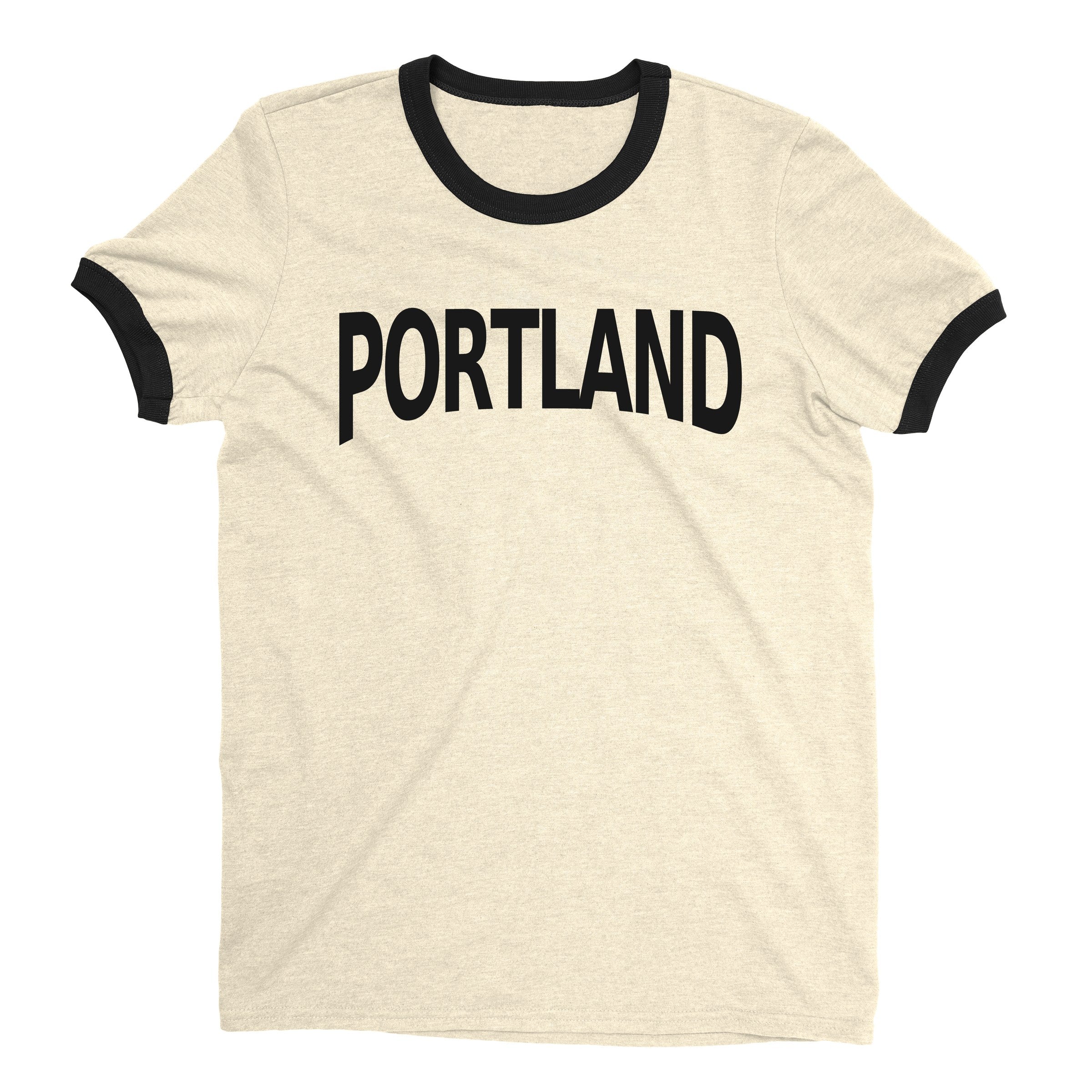Portland Ringer Tee — Natural