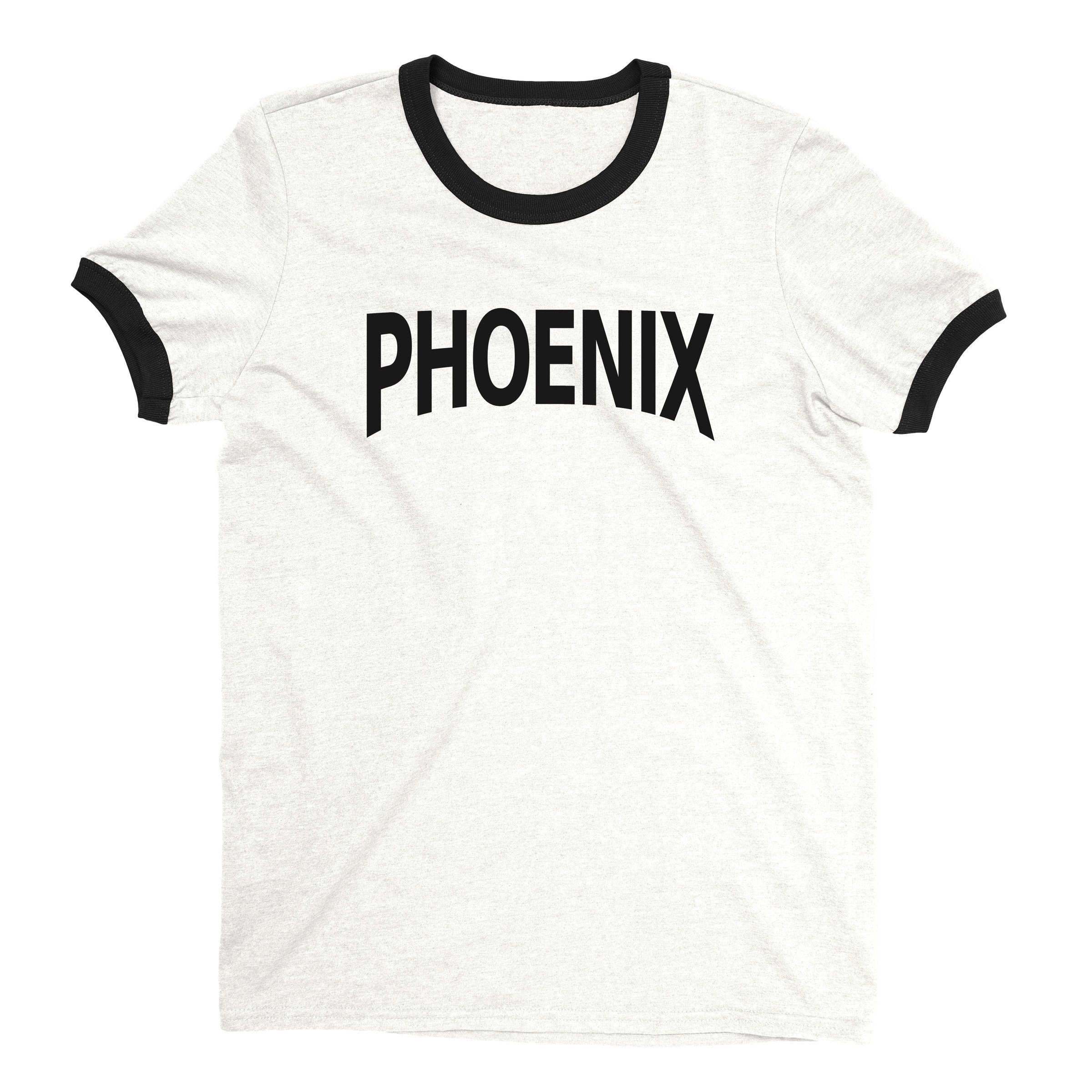 Phoenix Ringer Tee — White