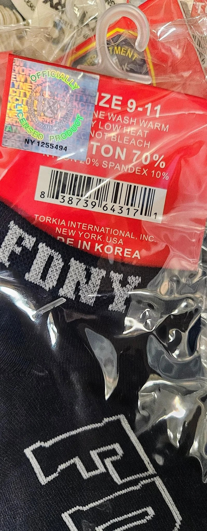 FDNY Socks Official Merchandise / All Sizes