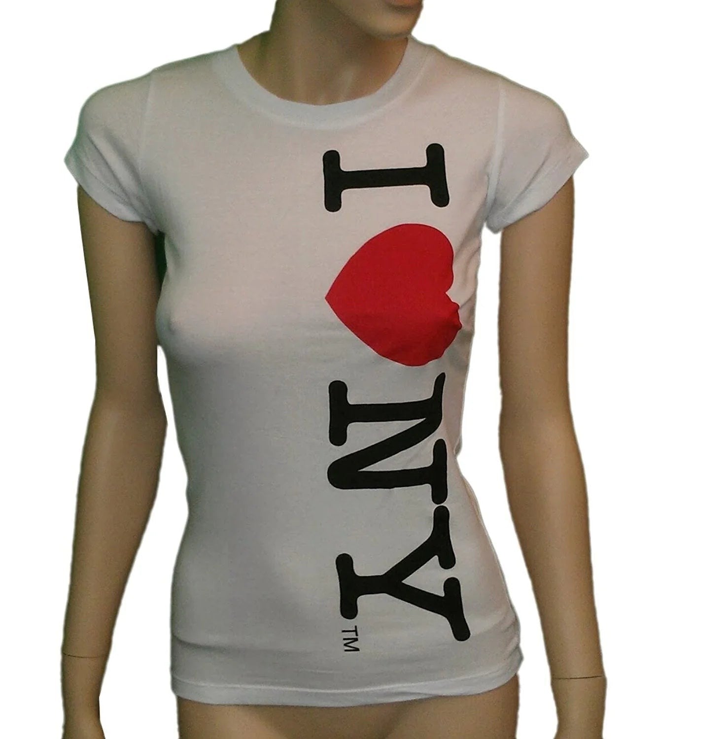 NY♡ I Love NY Women's White T-Shirt | Official NYC Apparel | NYC Factory