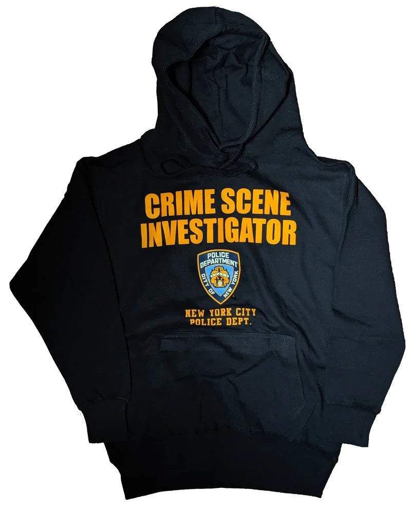NYPD Men's Officially Licensed CSI Hoodie Navy | Official NYC