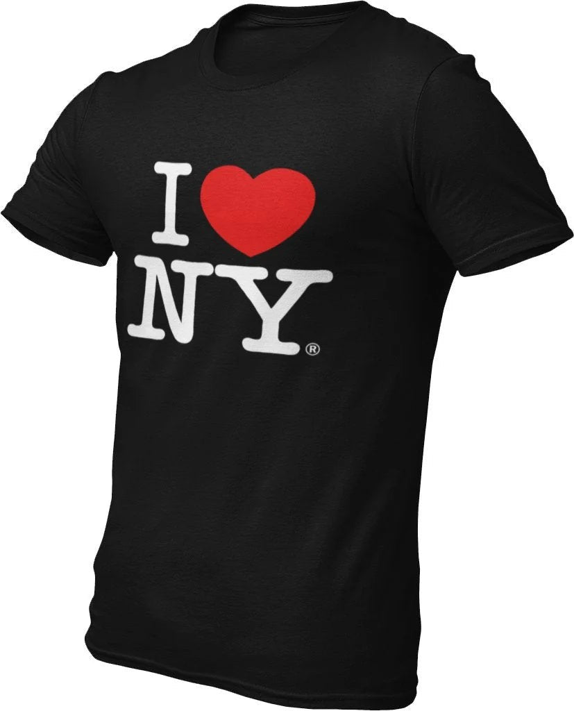 I Love NY Men's Officially Licensed Black T-Shi | NYC Factory