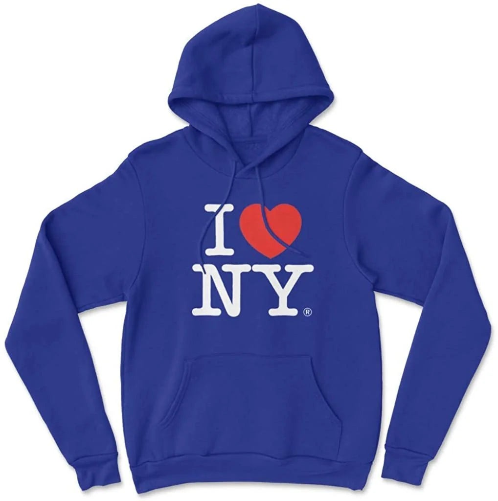 I Love NY Unisex Navy Hoodie | Official NYC Apparel | NYC Factory
