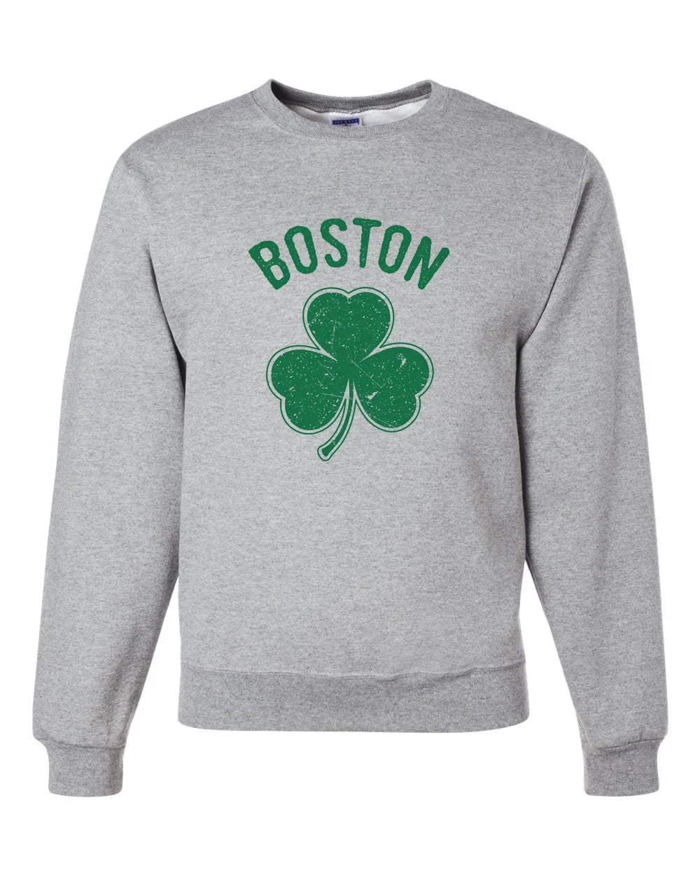 Irish Boston Crewneck Sweatshirt - Shamrock - St. Paddy's Day Adult Unisex & Kids