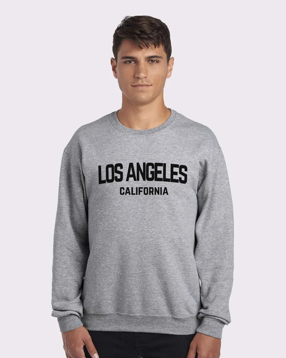 Men's Los Angeles California Retro Design Crewneck Sweatshirt