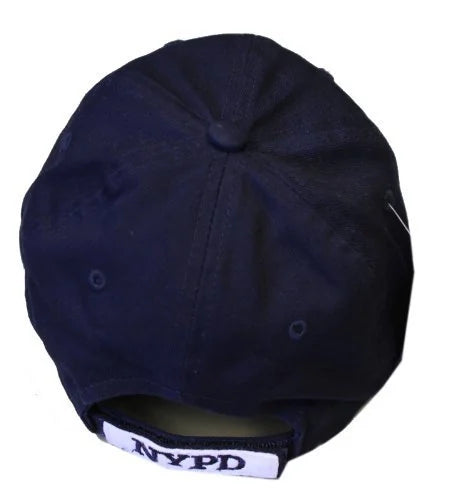 Men's NYPD Baseball Hats / All Styles / Officially Licensed Caps (Black & White, Distressed) - NYC Factory