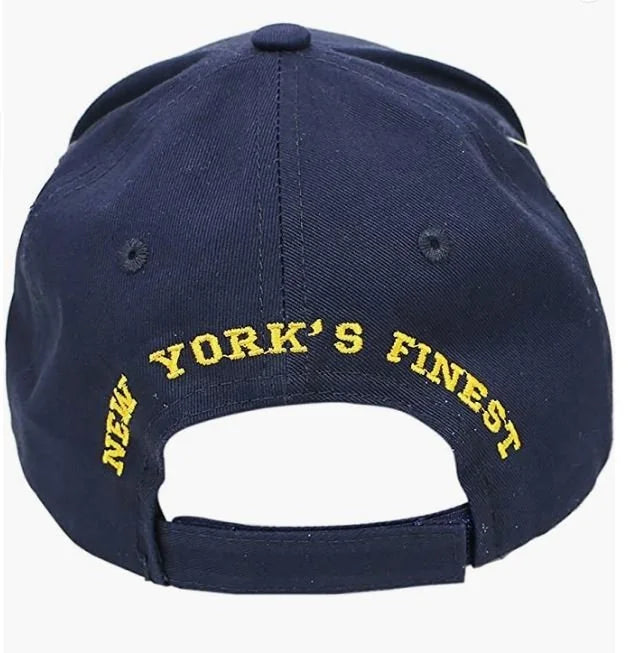 Men's NYPD Baseball Hats (Navy, White 3d Letters)