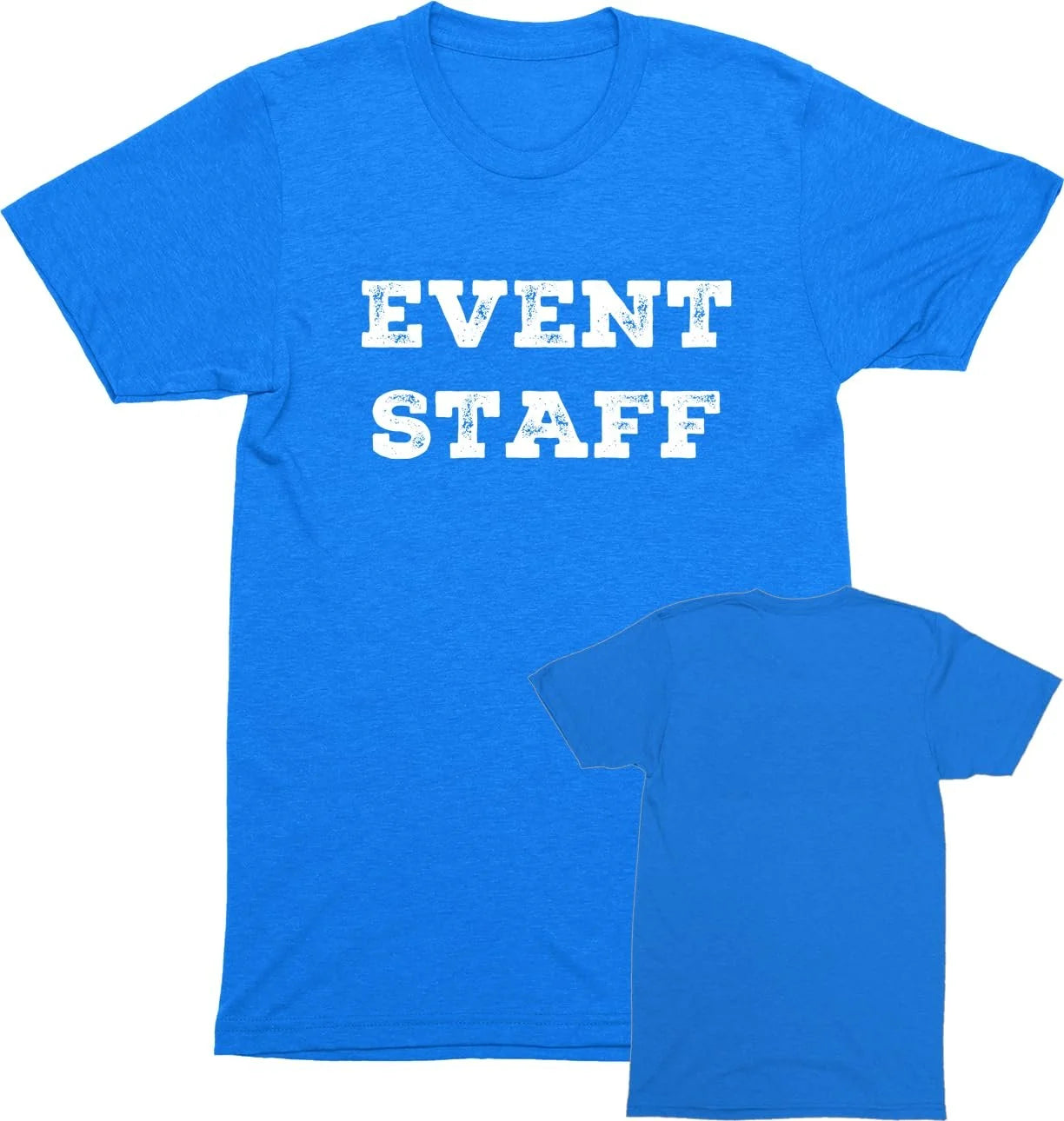 Professional Event Men's Unisex Staff Tees - Front & Back All Colors & Sizes In Stock - NYC Factory