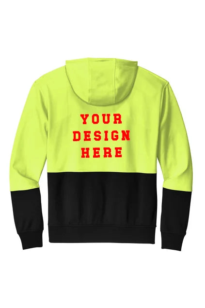 Custom Worksite Basic CornerStone� Enhanced Visibility Fleece Pullover Hoodie - NYC Factory