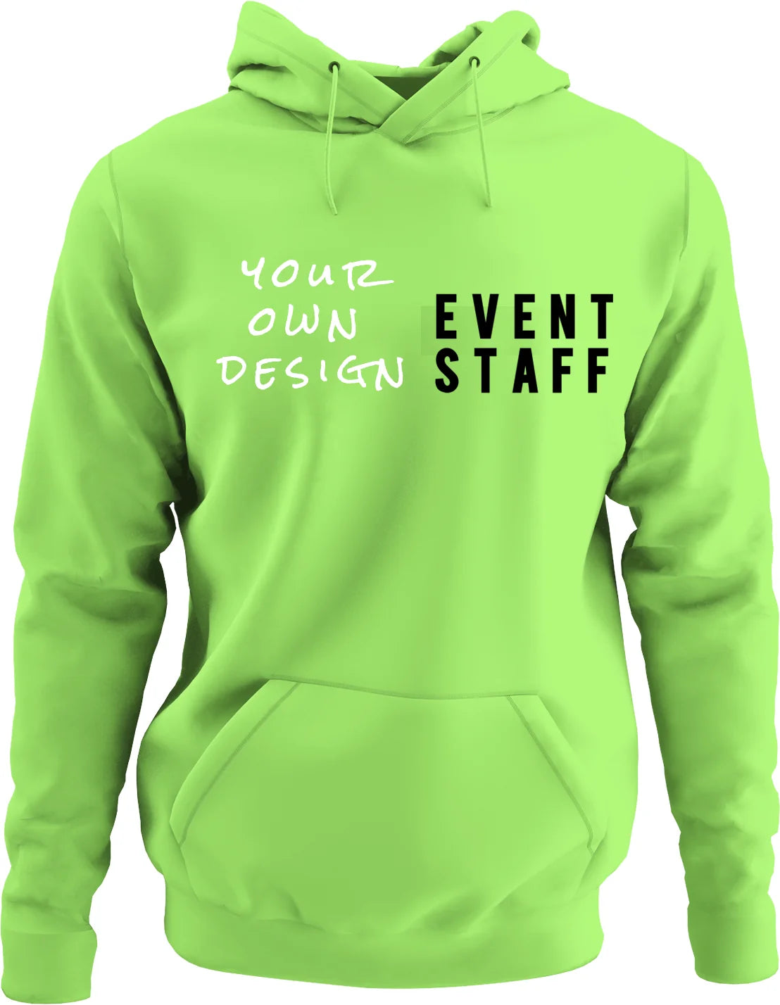 NYC FACTORY Mens EVENT STAFF Cotton Fleece Pullover Hoodie Sweatshirt - NYC Factory