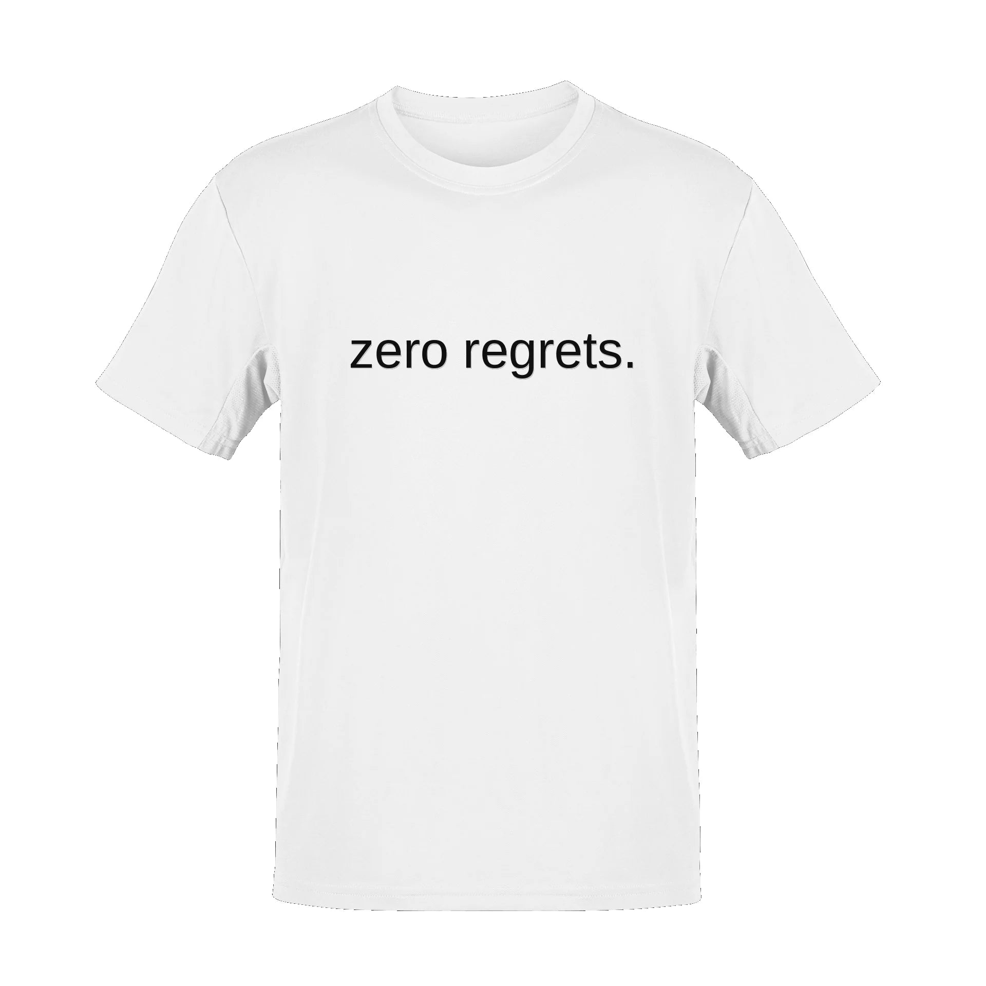 Unisex Zero Regrets Soft Cotton Tee