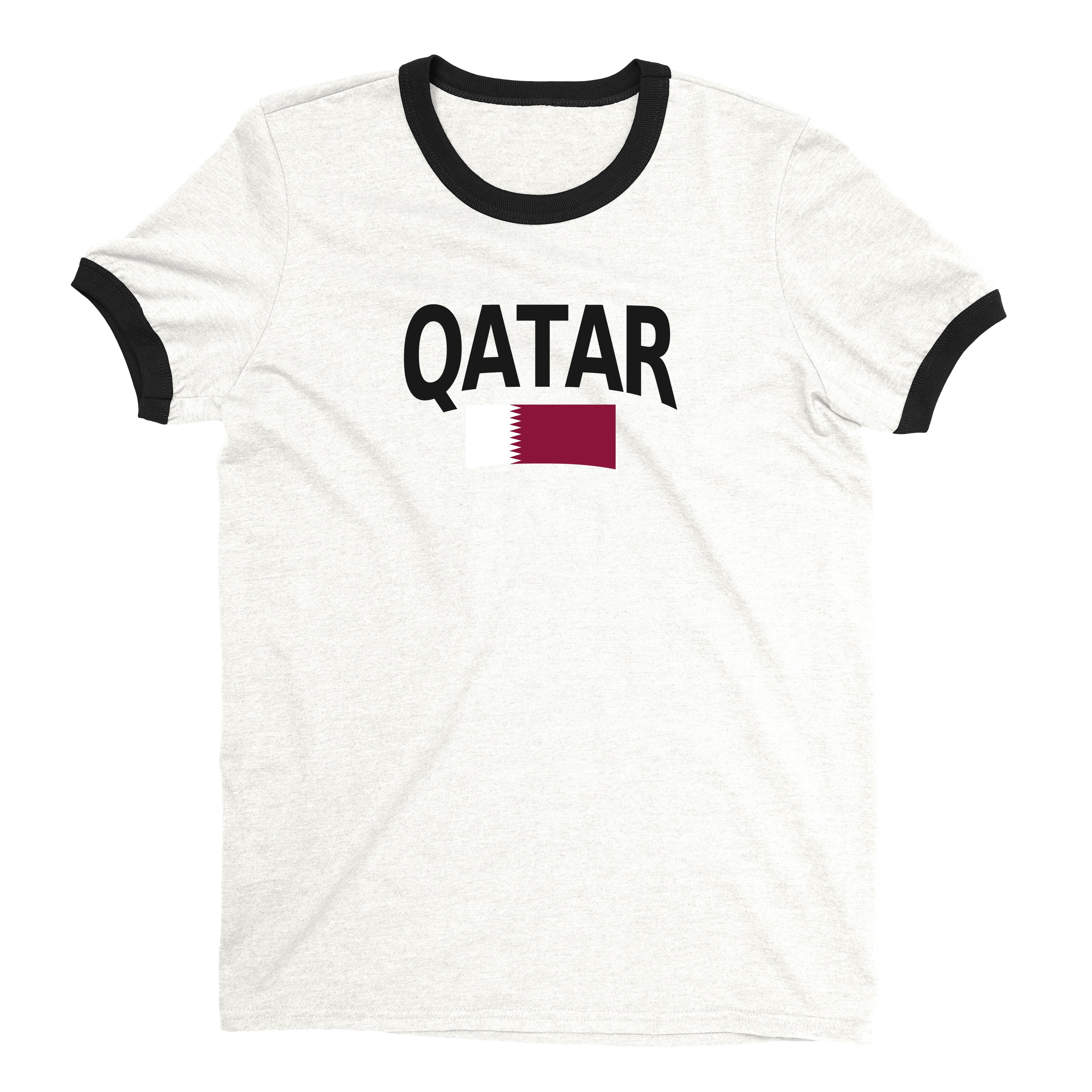 Qatar World Cup Ringer Tee Unisex T-Shirt -- NYC Factory