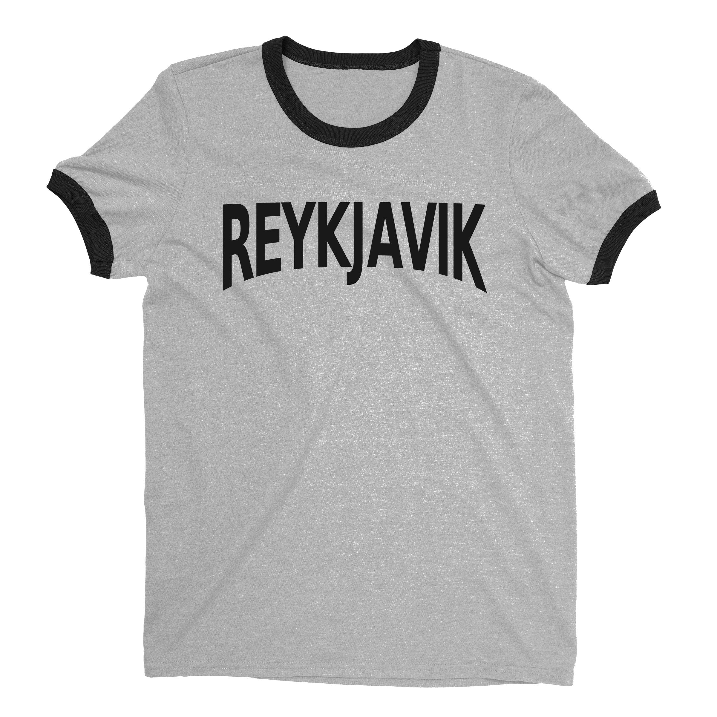 Reykjavik Ringer Tee — Heather Gray