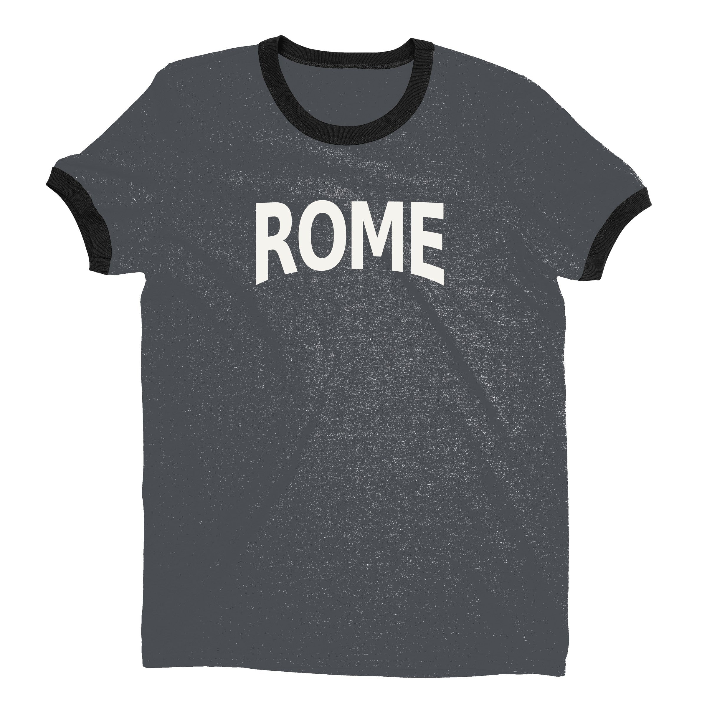 Rome Ringer Tee — Dark Heather