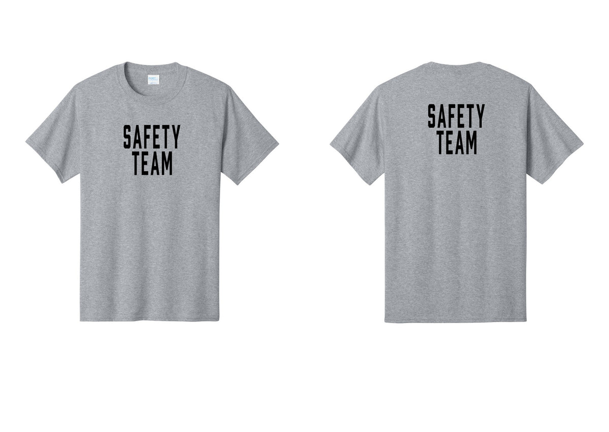 NYC Factory Safety Team T-Shirt for Events, Venues & Volunteers (Classic) - Front + Back - Athletic Heather