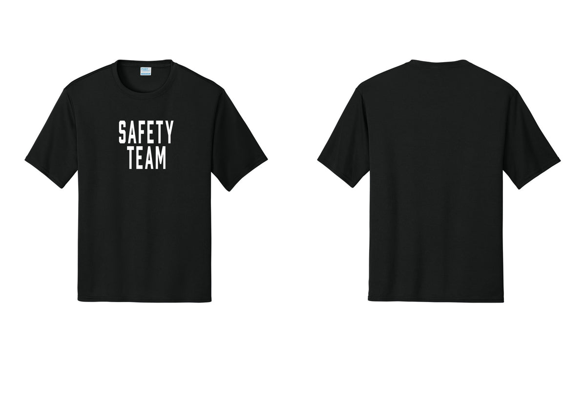 NYC Factory Safety Team Performance T-Shirt (Classic) - Front Only - Black