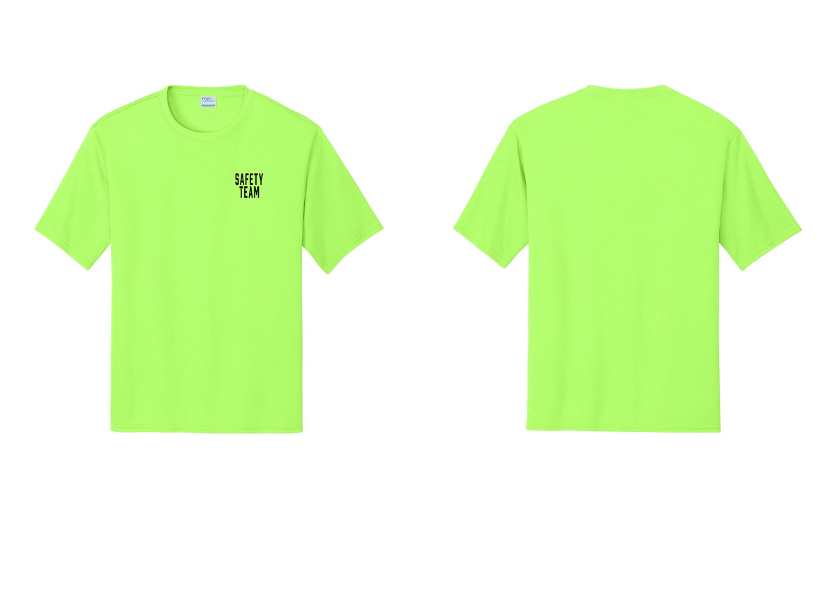 NYC Factory Safety Team Performance T-Shirt (Classic) - Chest Only - Neon Green