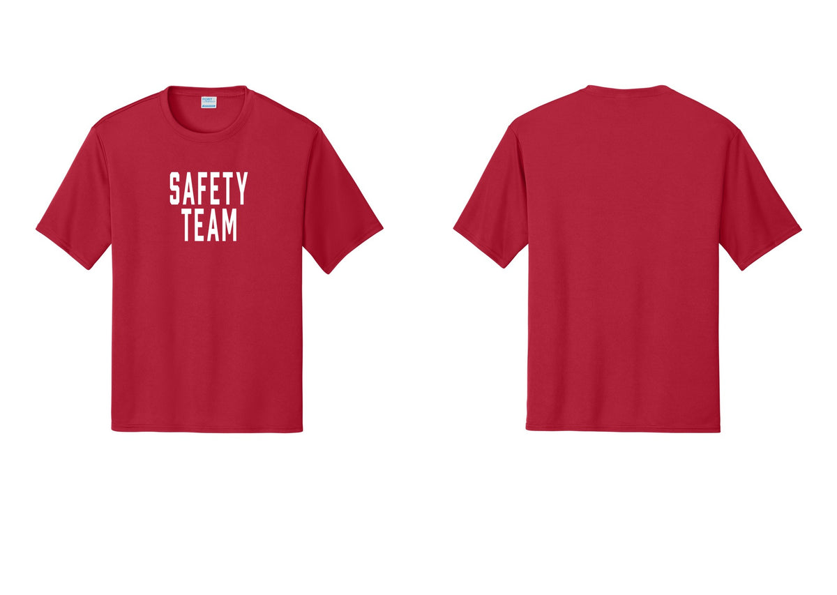 NYC Factory Safety Team Performance T-Shirt (Classic) - Front Only - Red