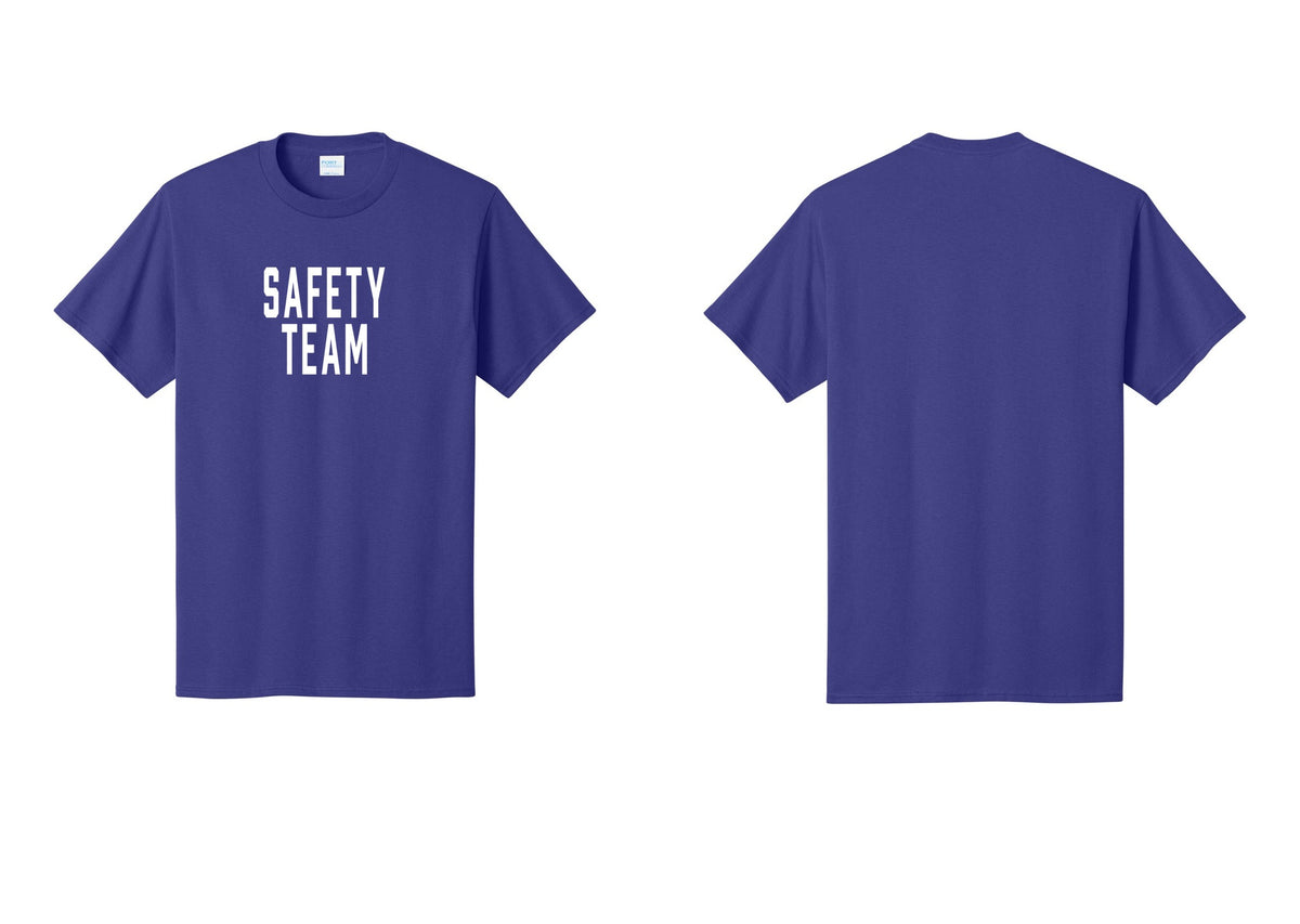 NYC Factory Safety Team T-Shirt for Events, Venues & Volunteers (Classic) - Front Only - Purple