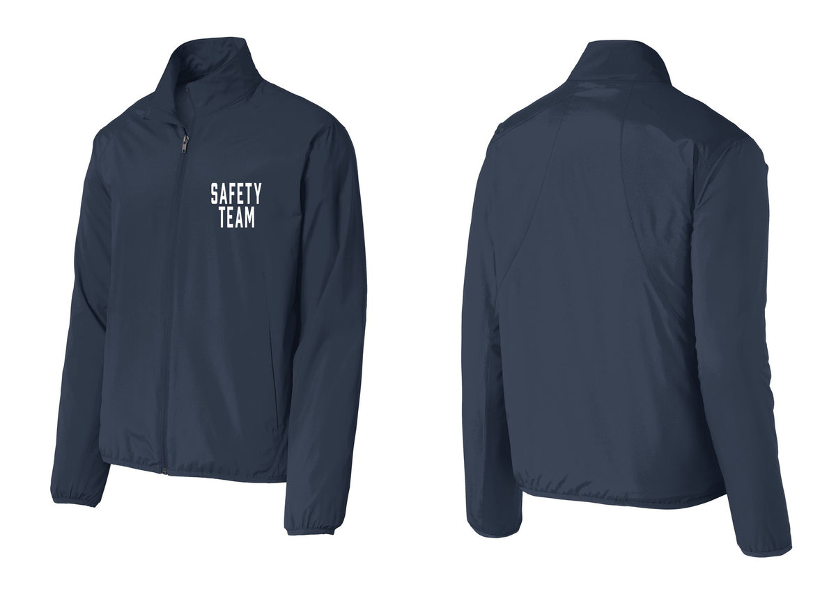 NYC Factory Safety Team Windbreaker Full-Zip Jacket (Classic) - Chest Only - Dress Blue Navy