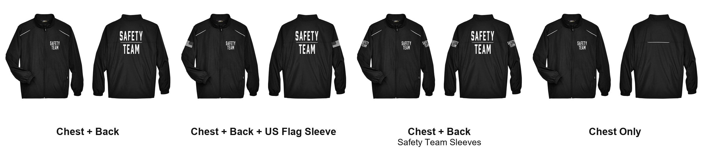 SAFETY TEAM print layouts