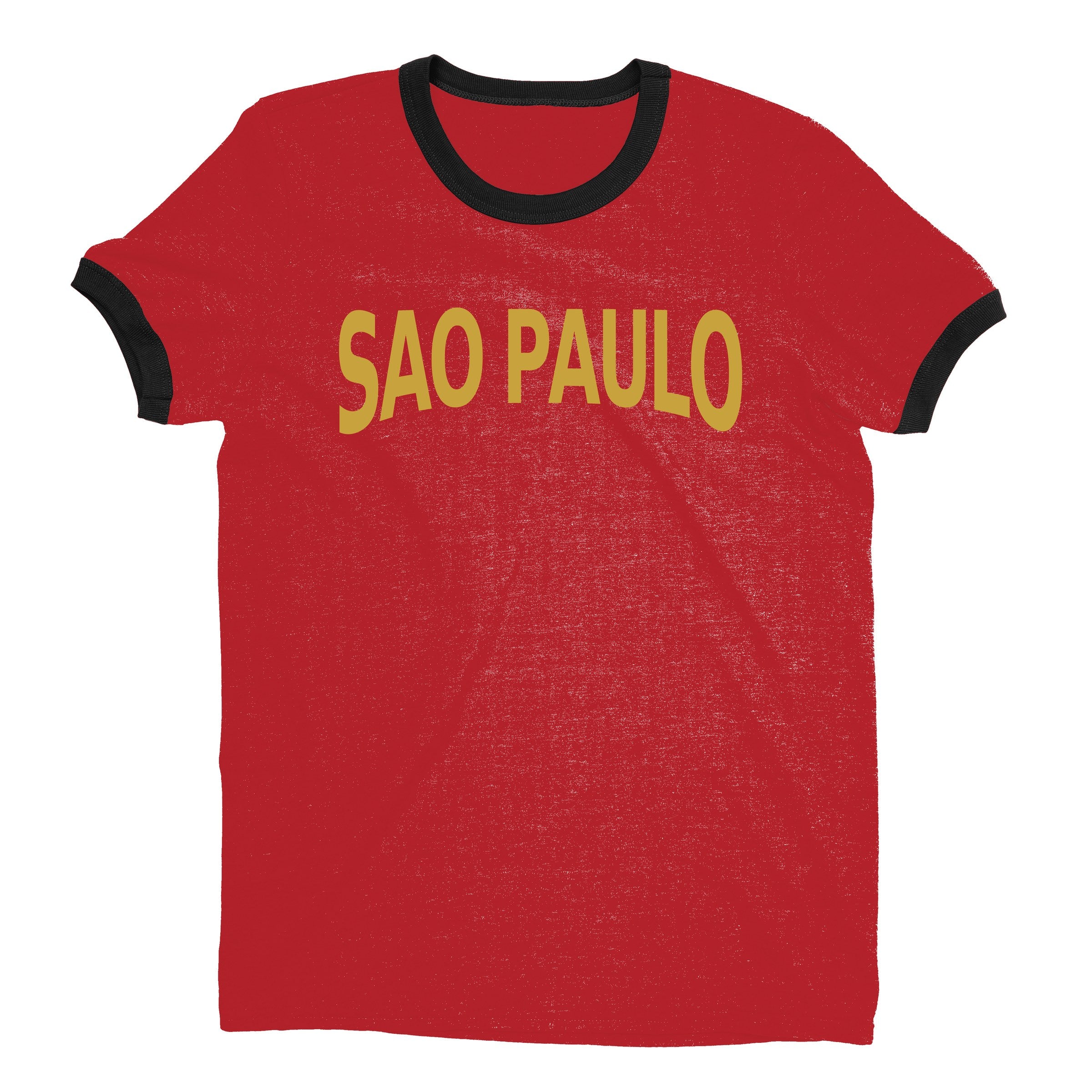 São Paulo Ringer Tee — Red