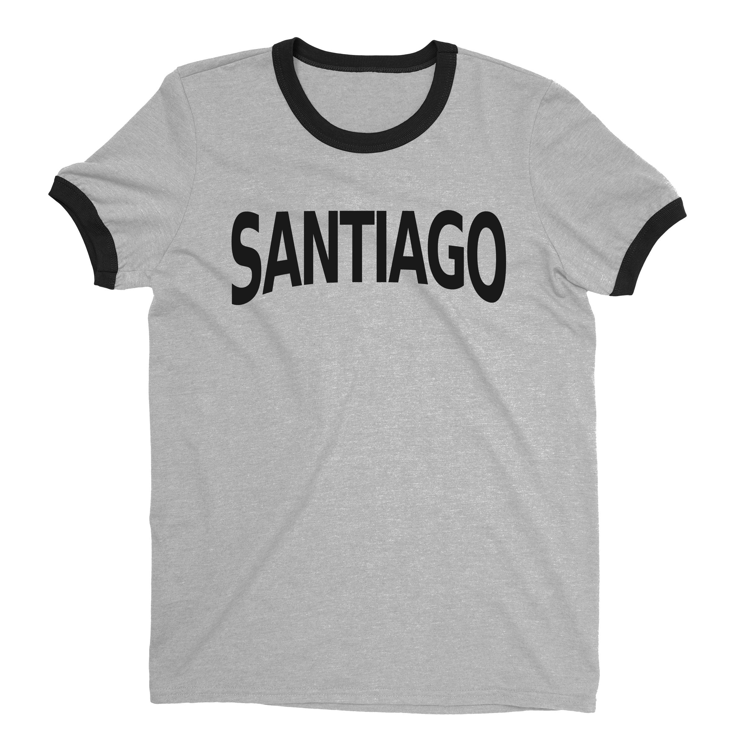 Santiago Ringer Tee — Heather Gray