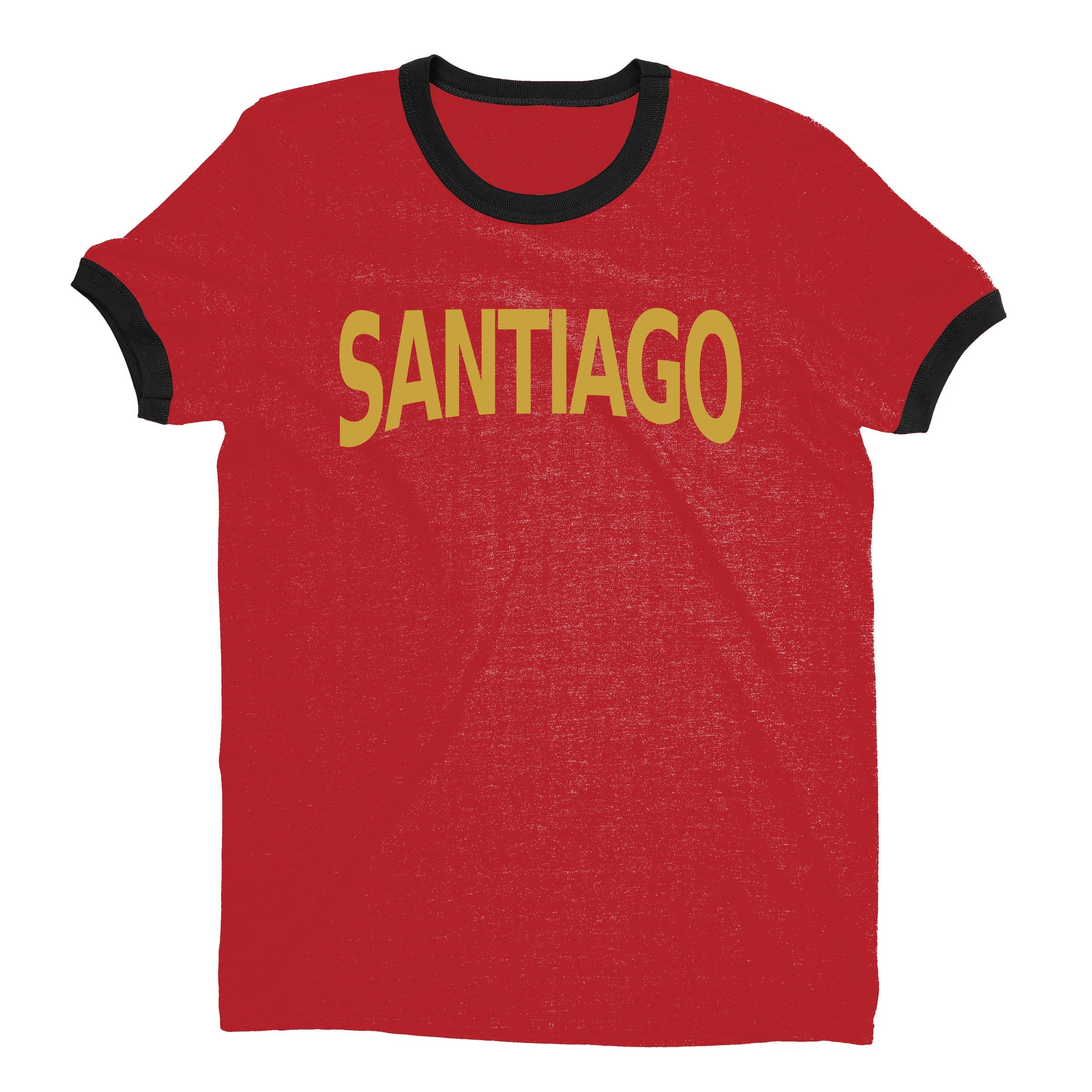 Santiago Ringer Tee — Red