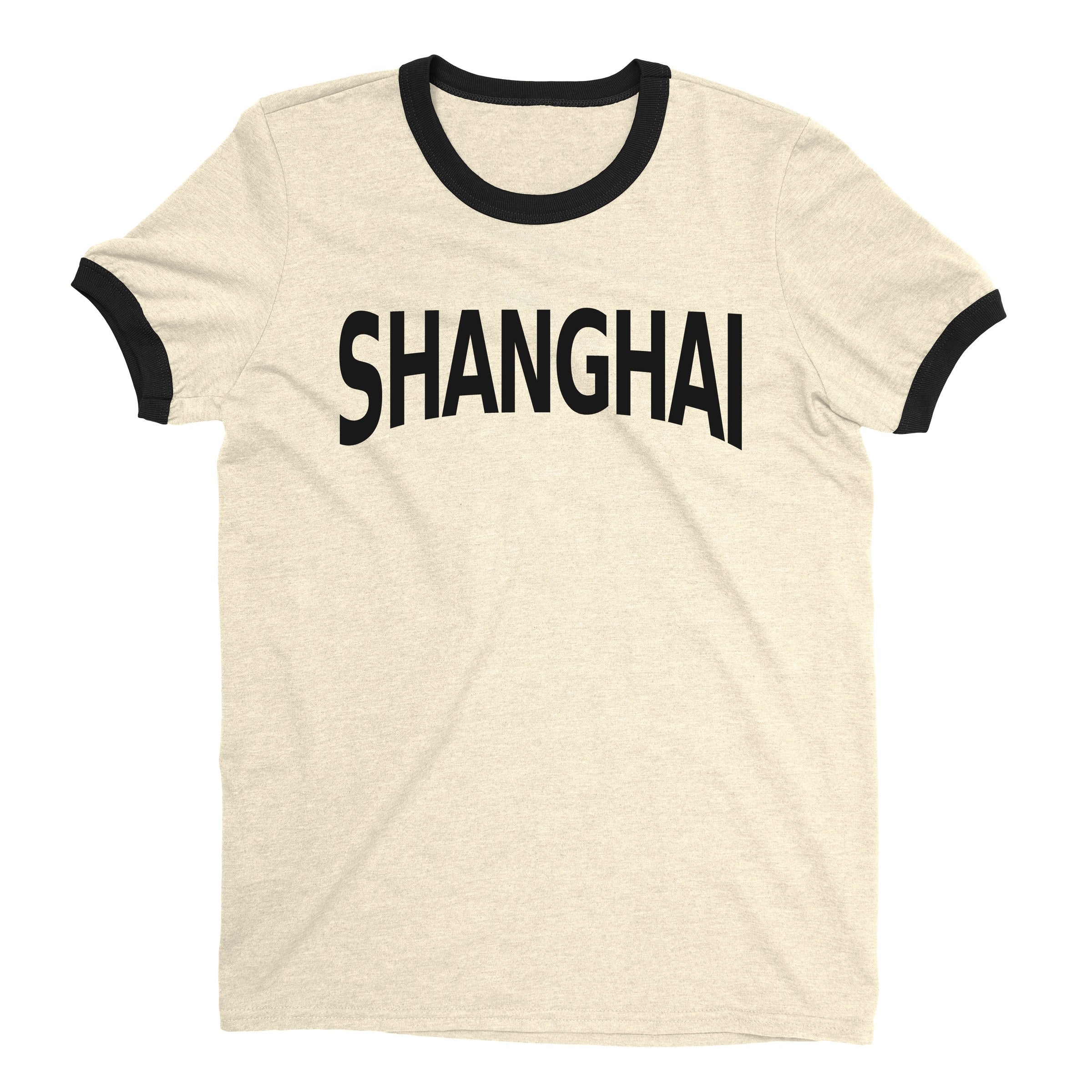 Shanghai Ringer Tee — Natural