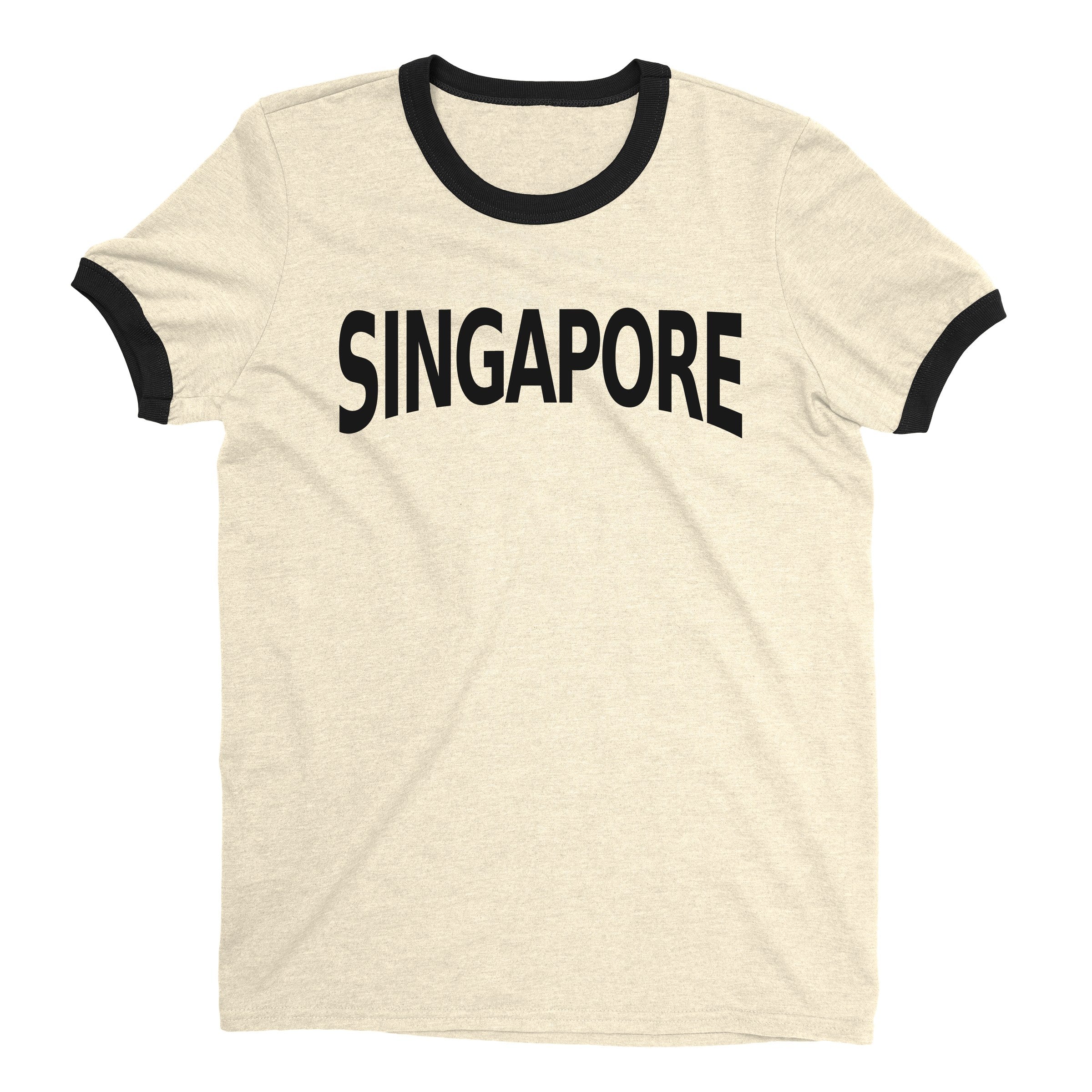 Singapore Ringer Tee — Natural