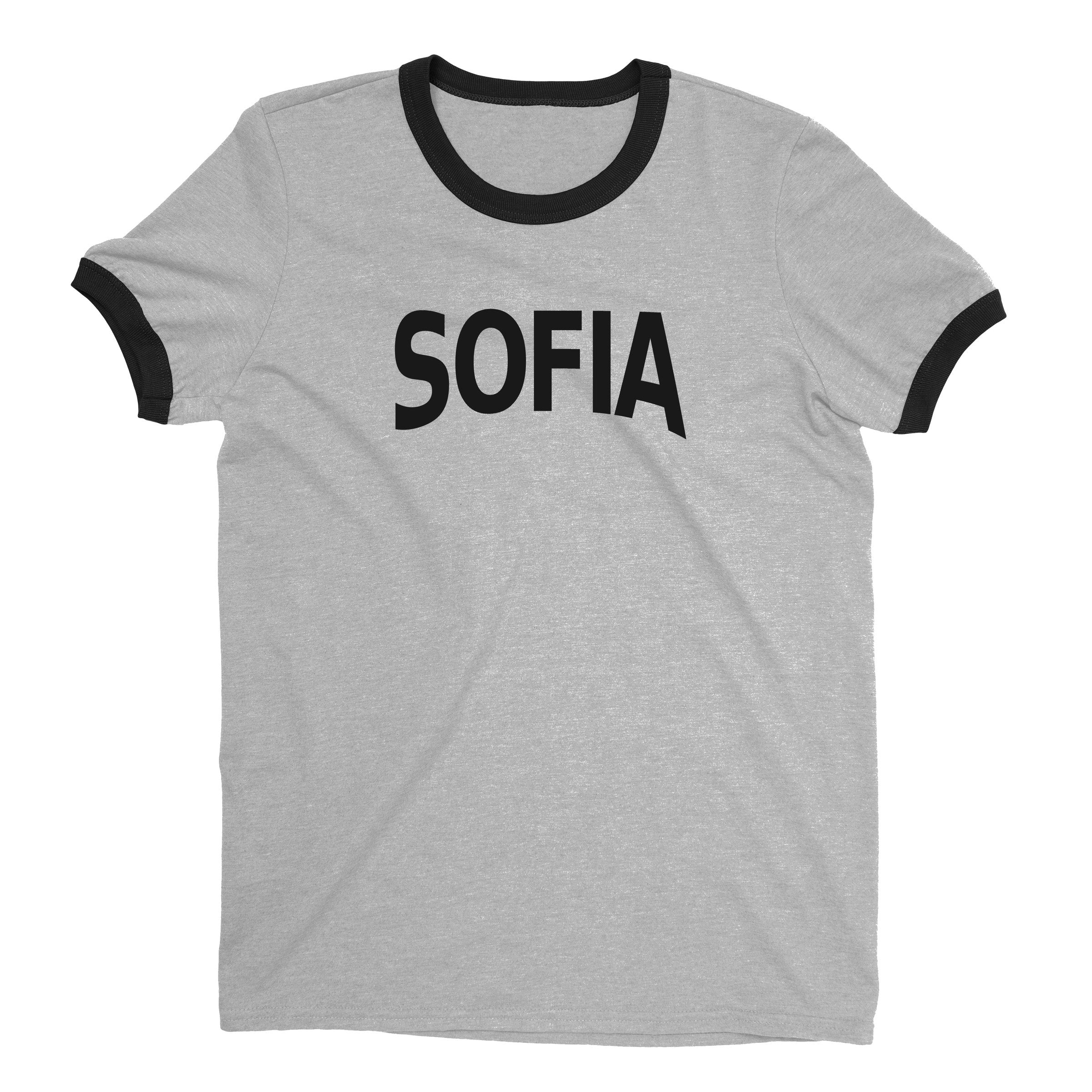 Sofia Ringer Tee — Heather Gray