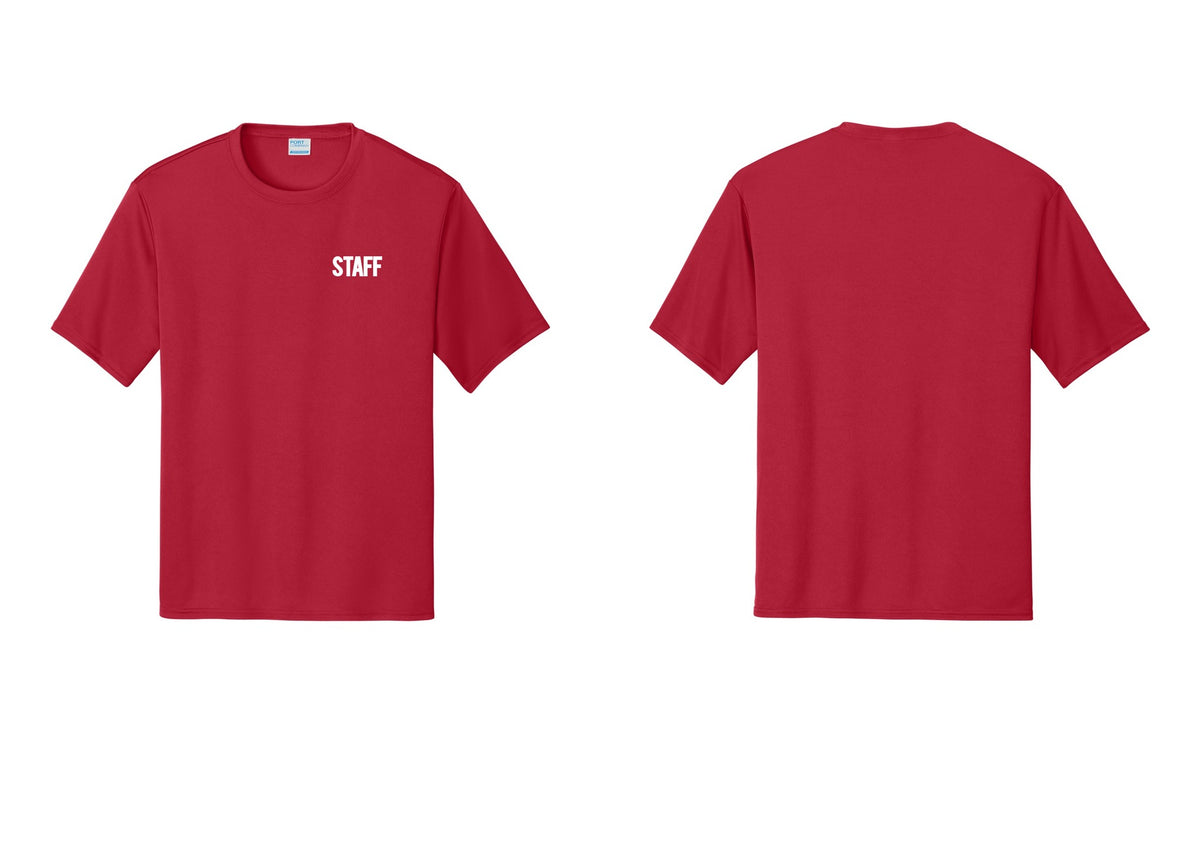 NYC Factory Staff Performance T-Shirt (Bold) - Chest Only - Red