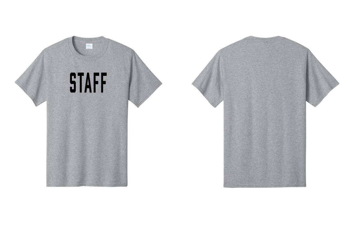 NYC Factory Staff T-Shirt, Condensed Lettering - Front Only - Athletic Heather