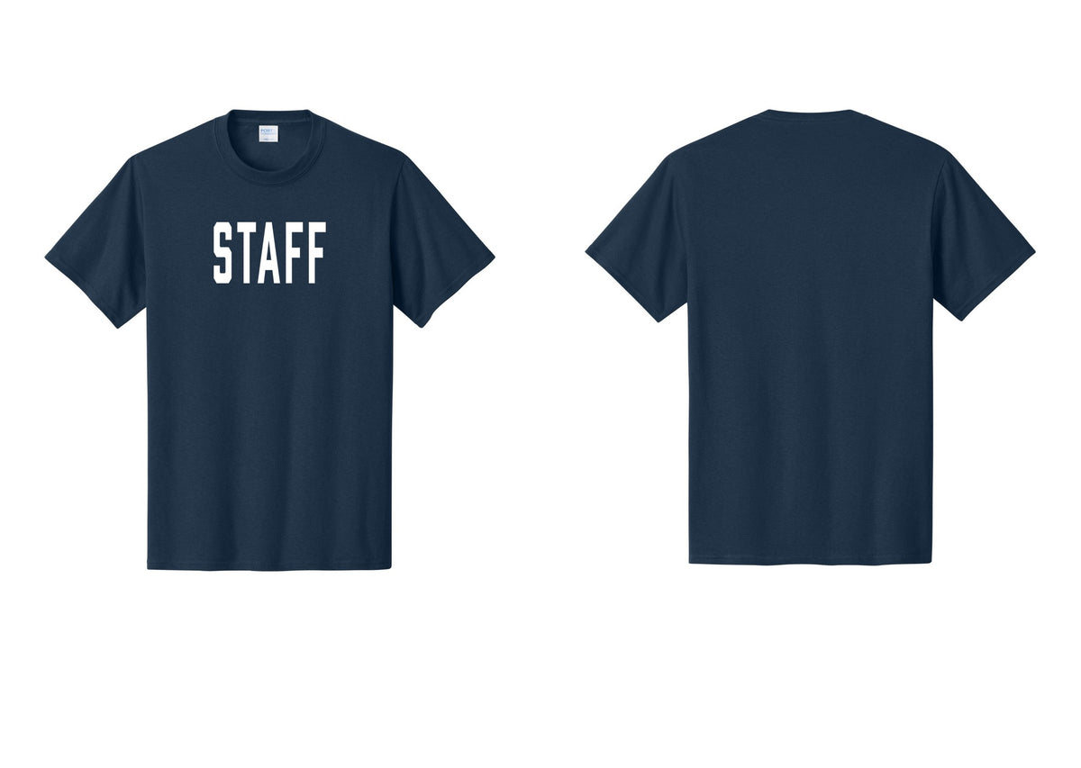 NYC Factory Staff T-Shirt, Condensed Lettering - Front Only - Navy
