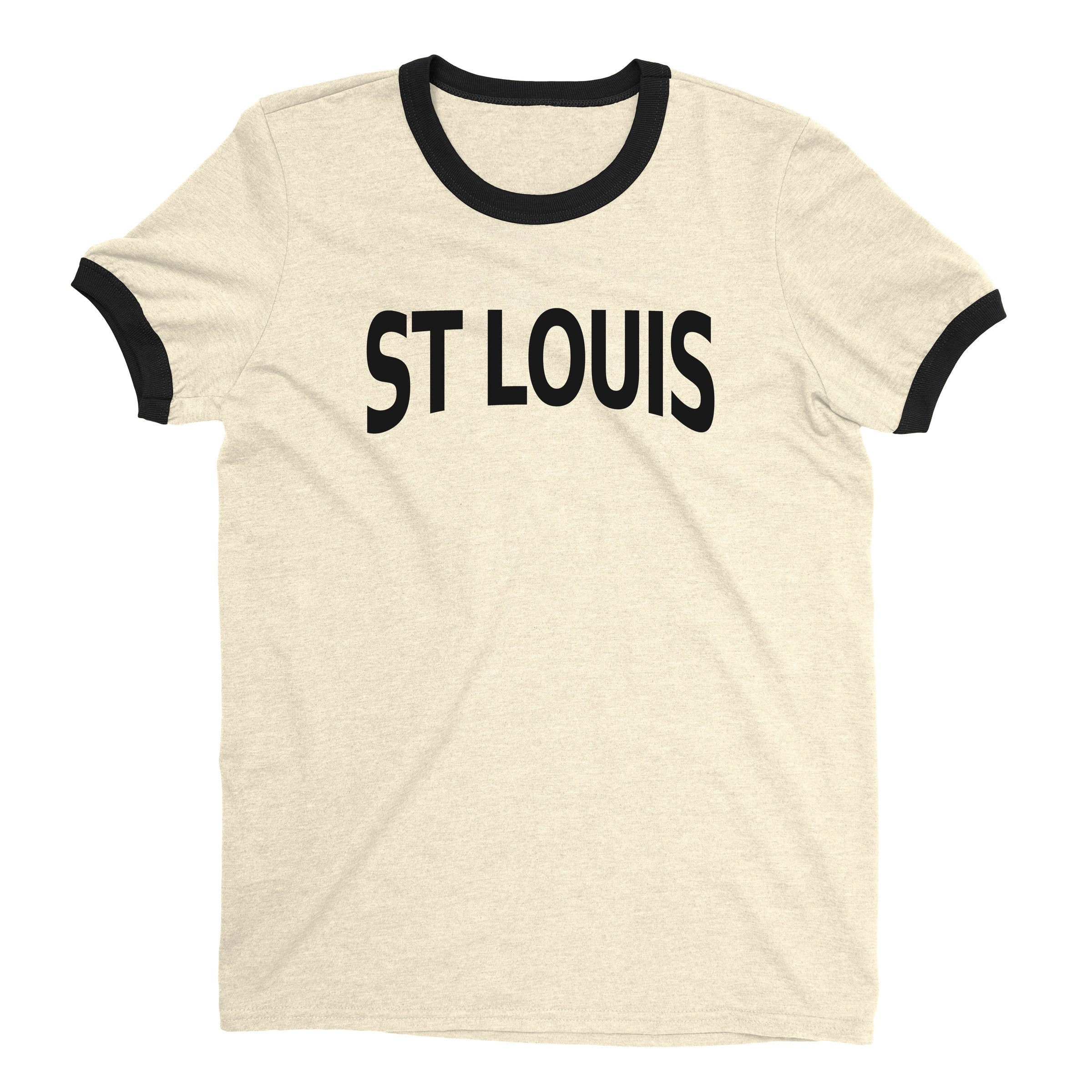 St Louis Ringer Tee — Natural