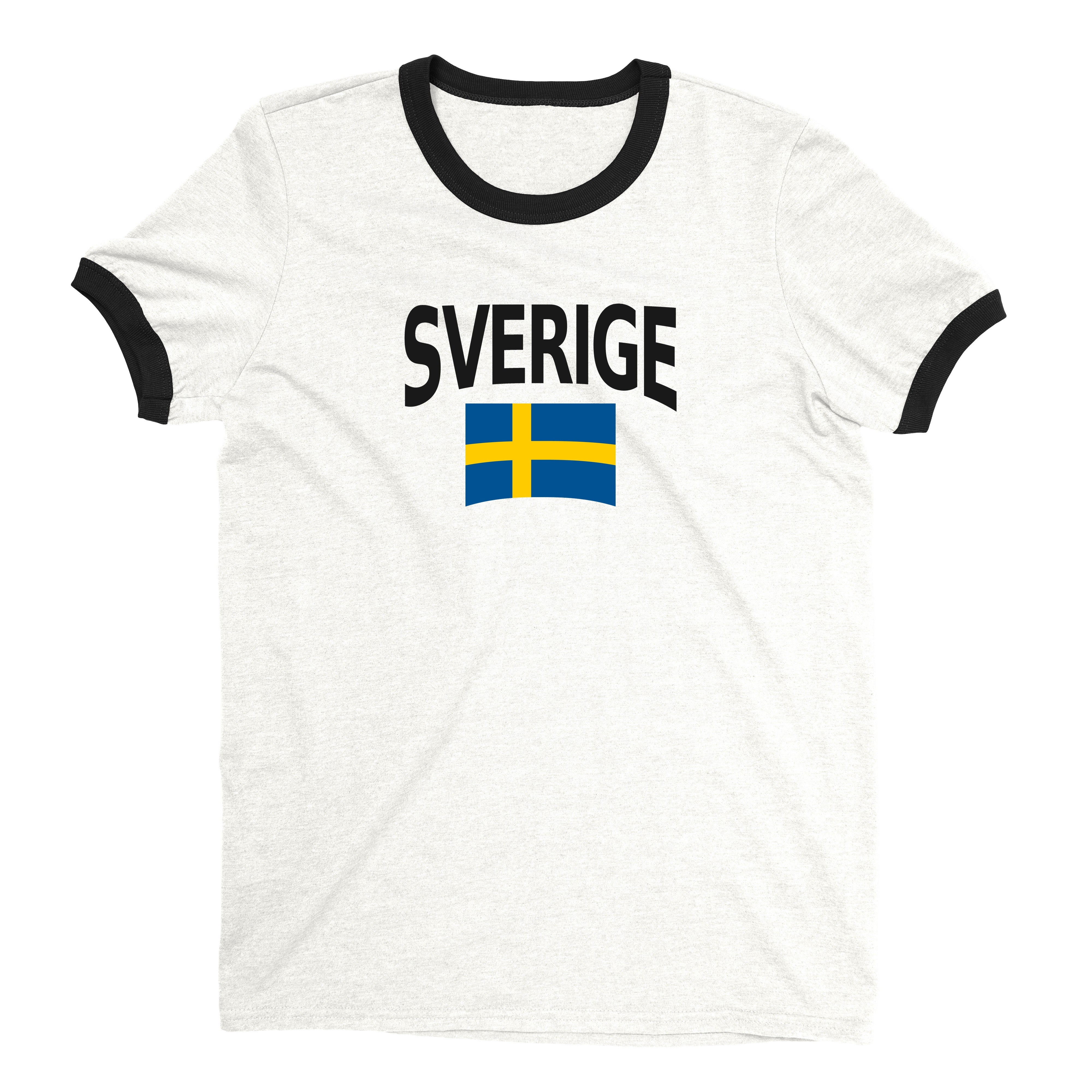 Sweden World Cup Ringer Tee Unisex T-Shirt -- NYC Factory