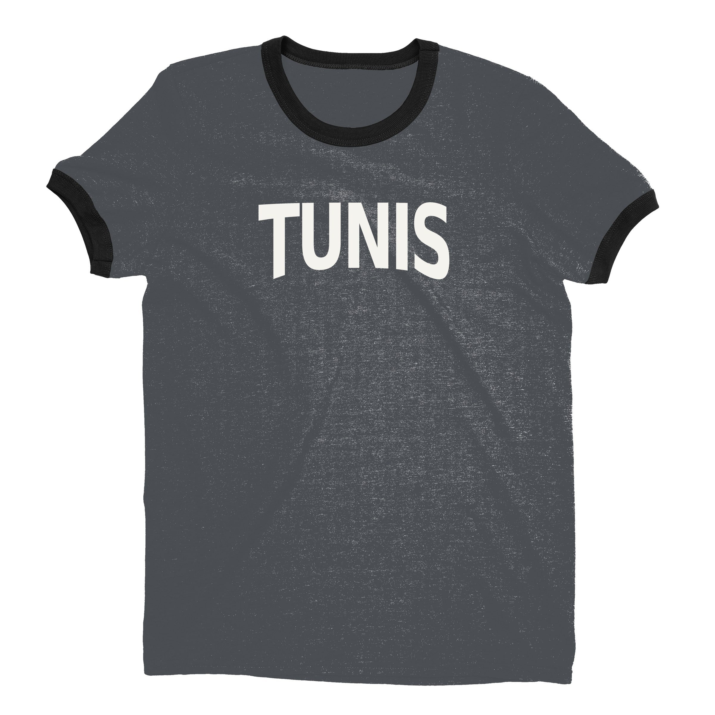 Tunis Ringer Tee — Dark Heather