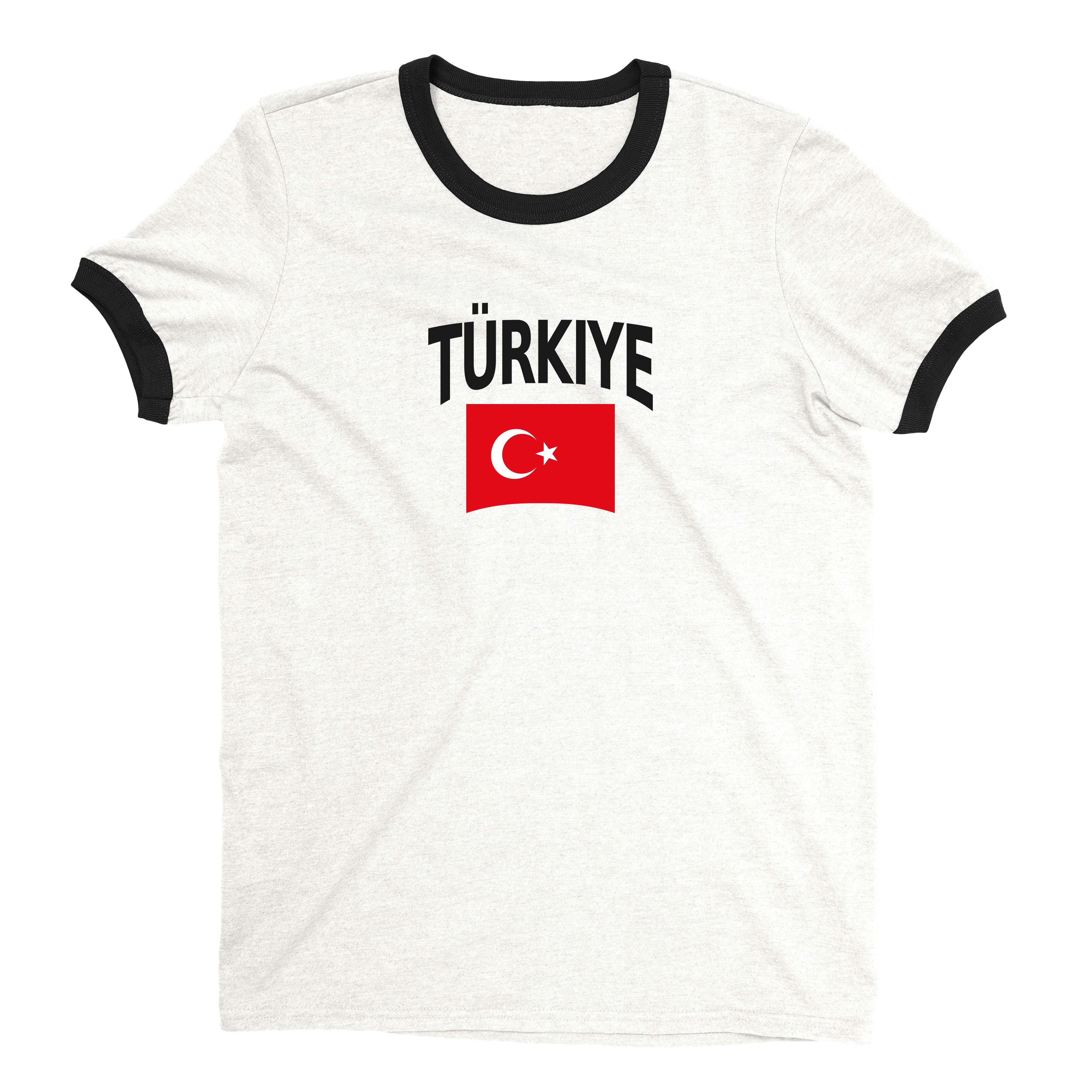 Turkey World Cup Ringer Tee Unisex T-Shirt -- NYC Factory
