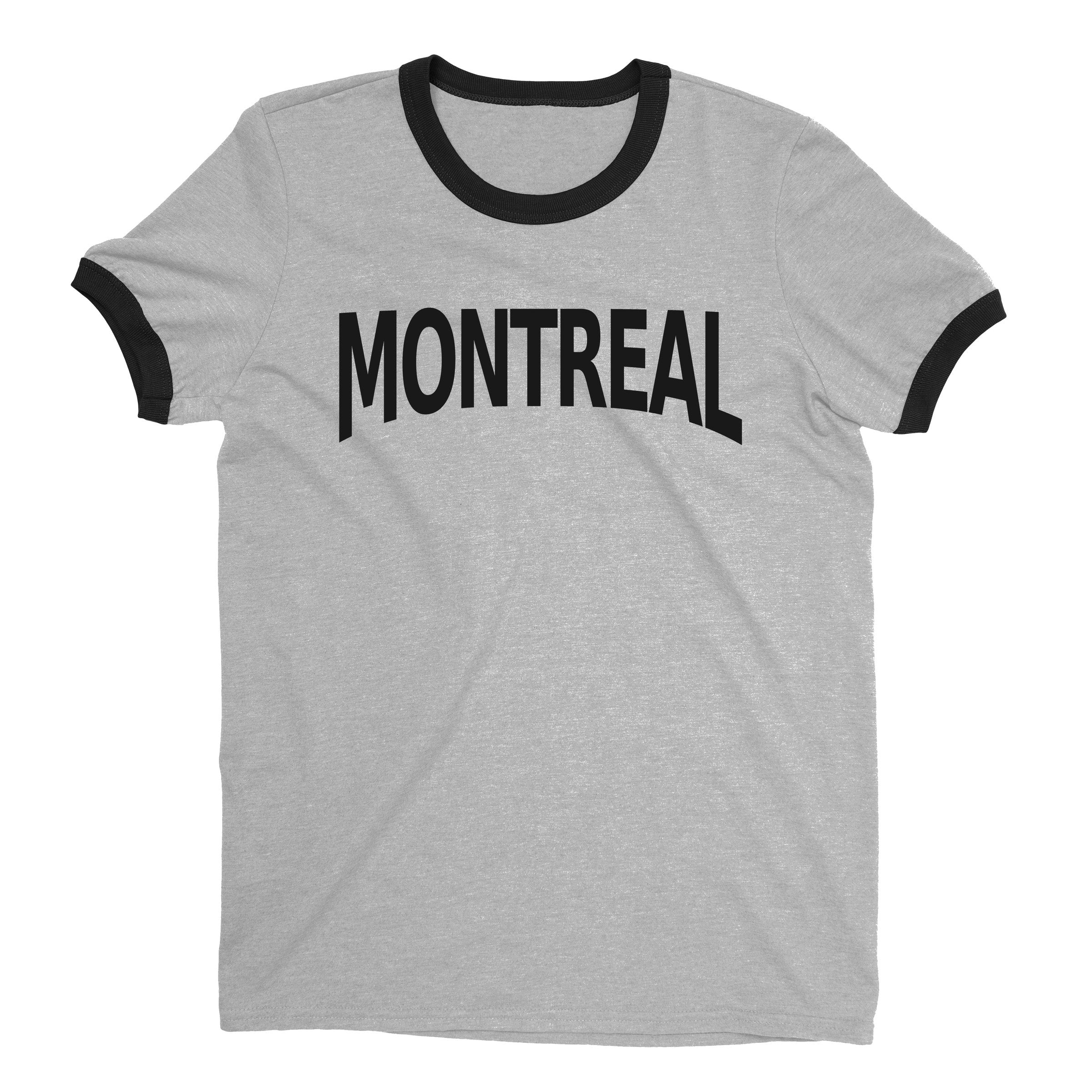 Montreal Ringer Tee — Heather Gray