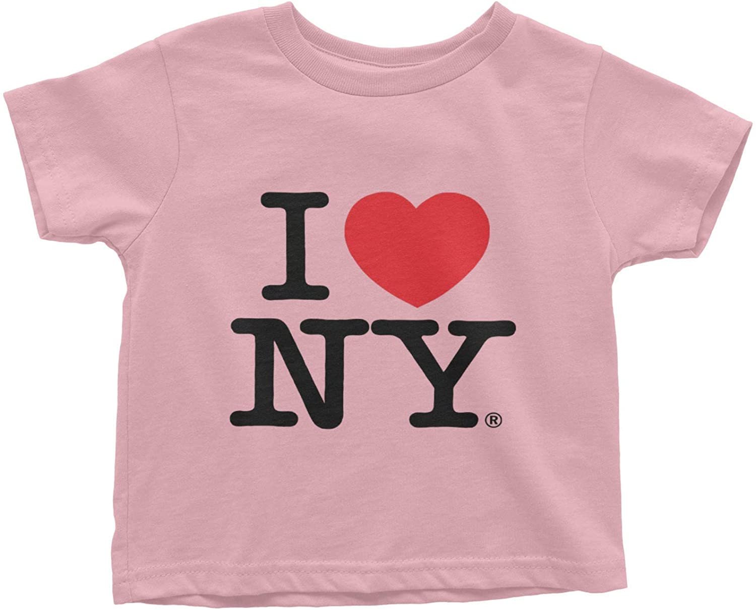 I Love NY Baby Tee Pink