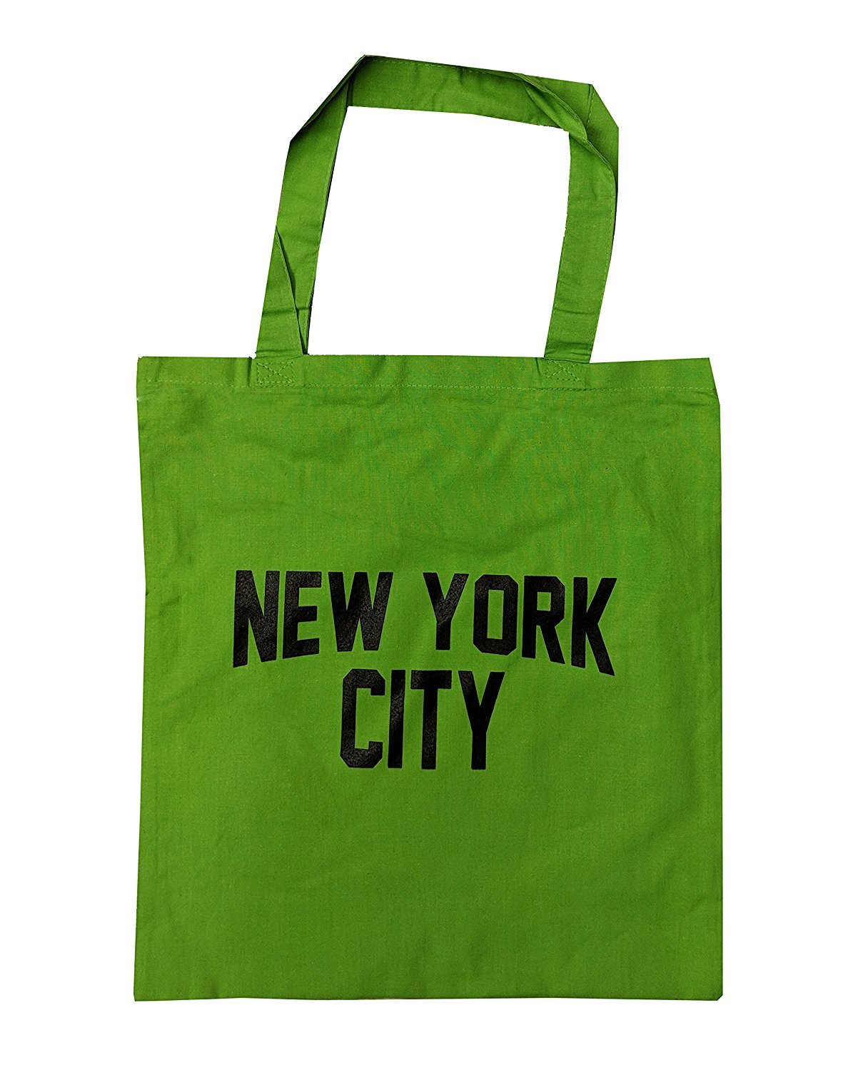Lime NYC Tote Bag New York City 100% Cotton Canvas Screenprinted (Orange)