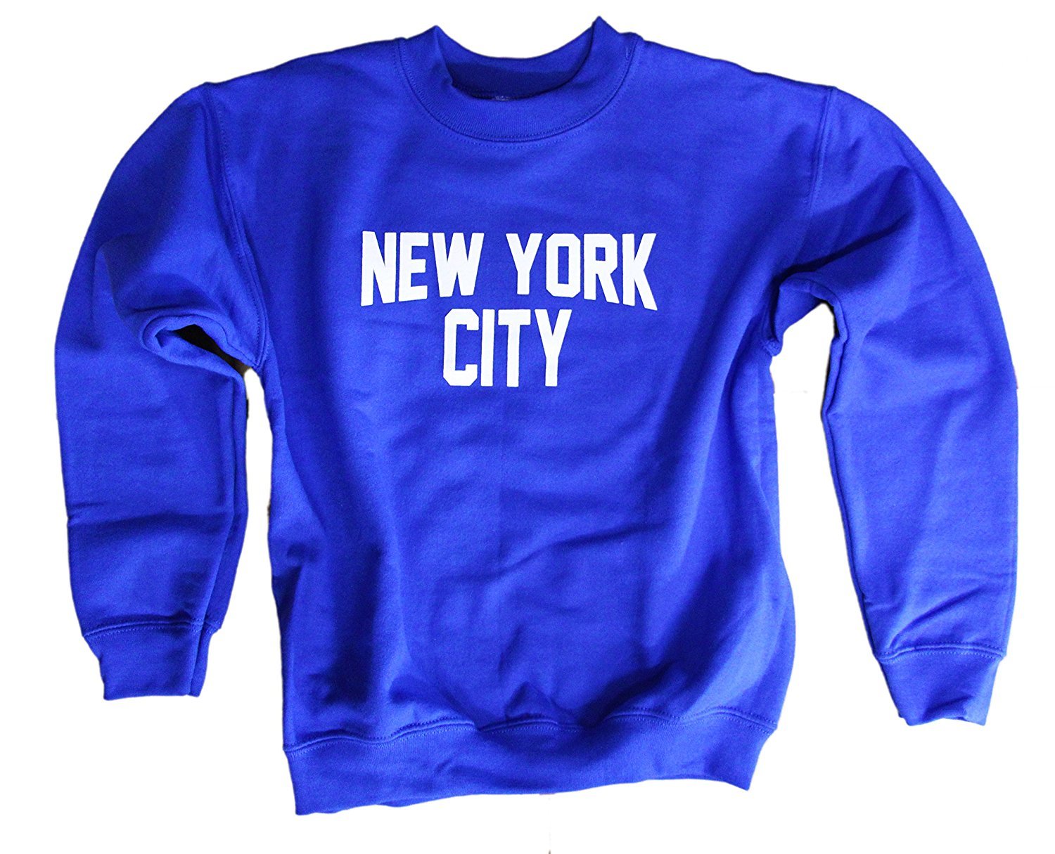New York City Kids Sweatshirt Screenprinted Lennon Boys Shirt Royal Blue
