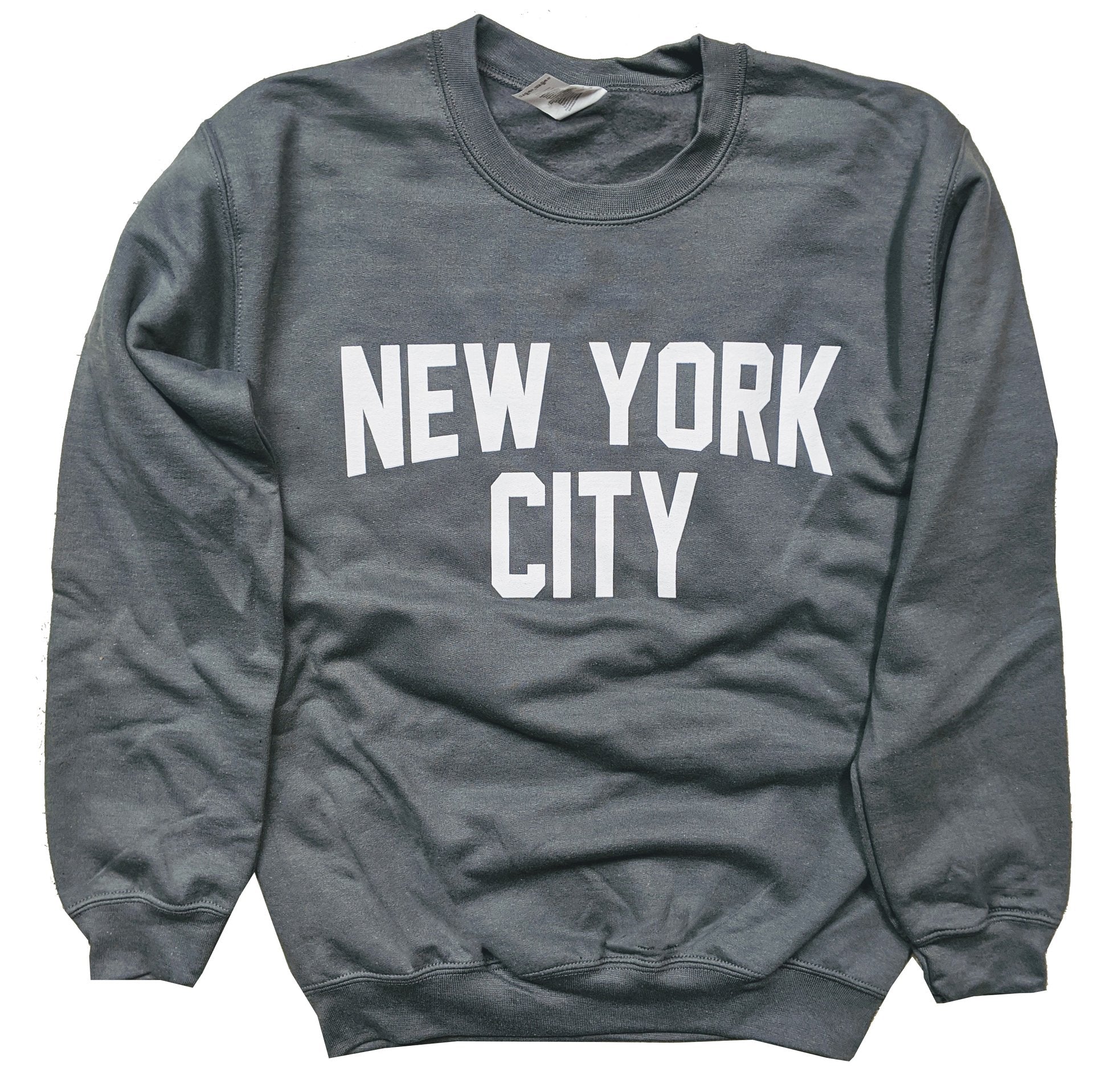 New York City Sweatshirt Charcoal White NYC Lennon Shirt